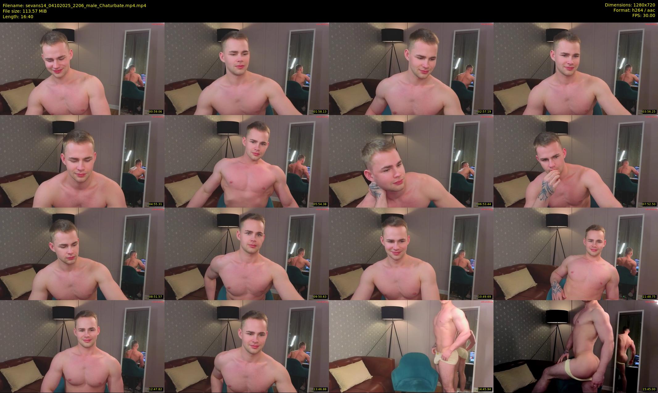sevans14 — 17 minute Chaturbate male cam show recording, 720p, Oct 4, 2025