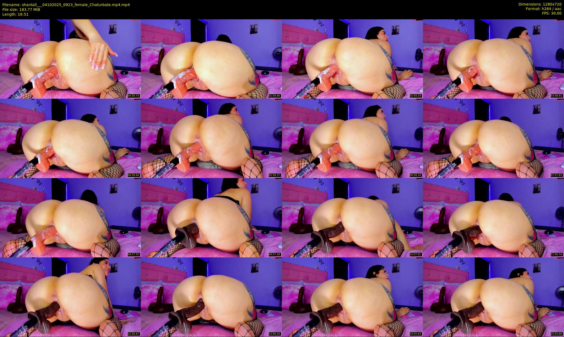 shantall__ — 17 minute Chaturbate female cam show recording, 720p, Oct 4, 2025