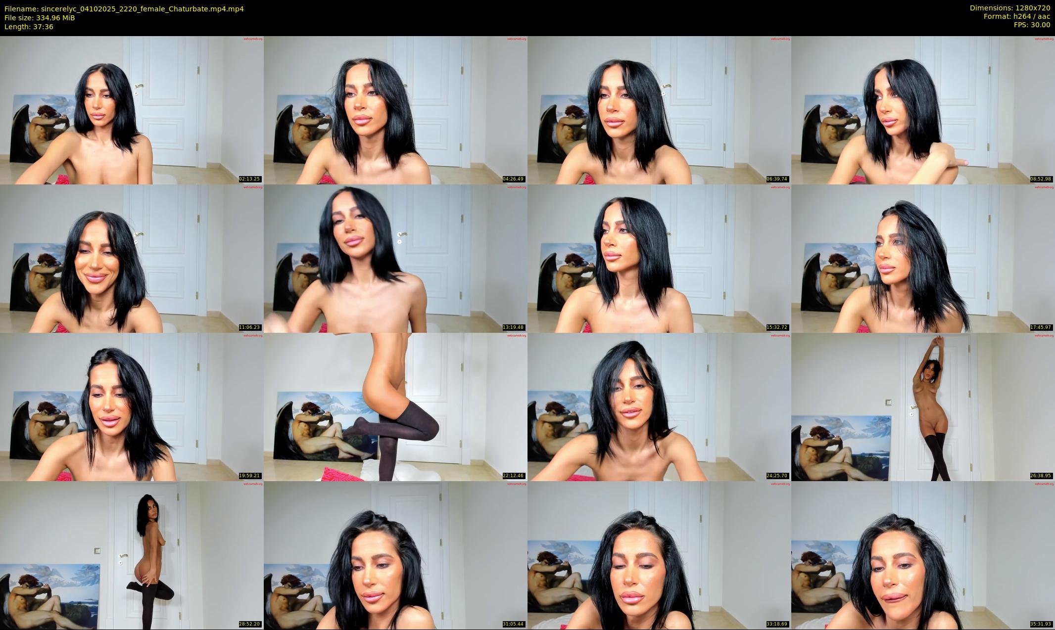 sincerelyc — 38 minute Chaturbate female cam show recording, 720p, Oct 4, 2025