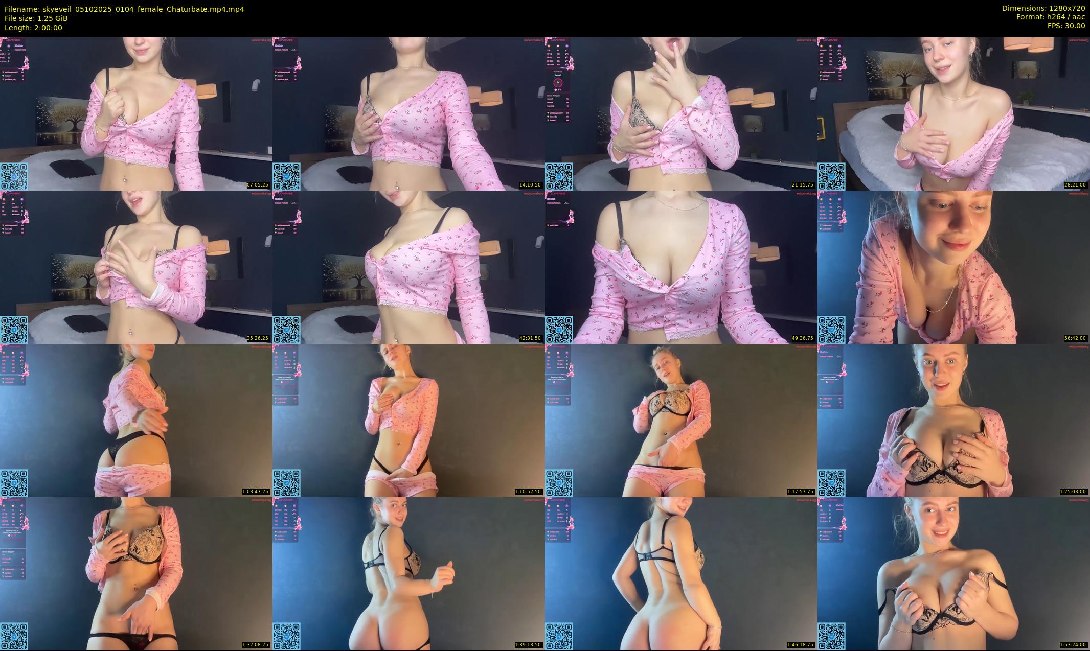 skyeveil — 120 minute Chaturbate female cam show recording, 720p, Oct 5, 2025