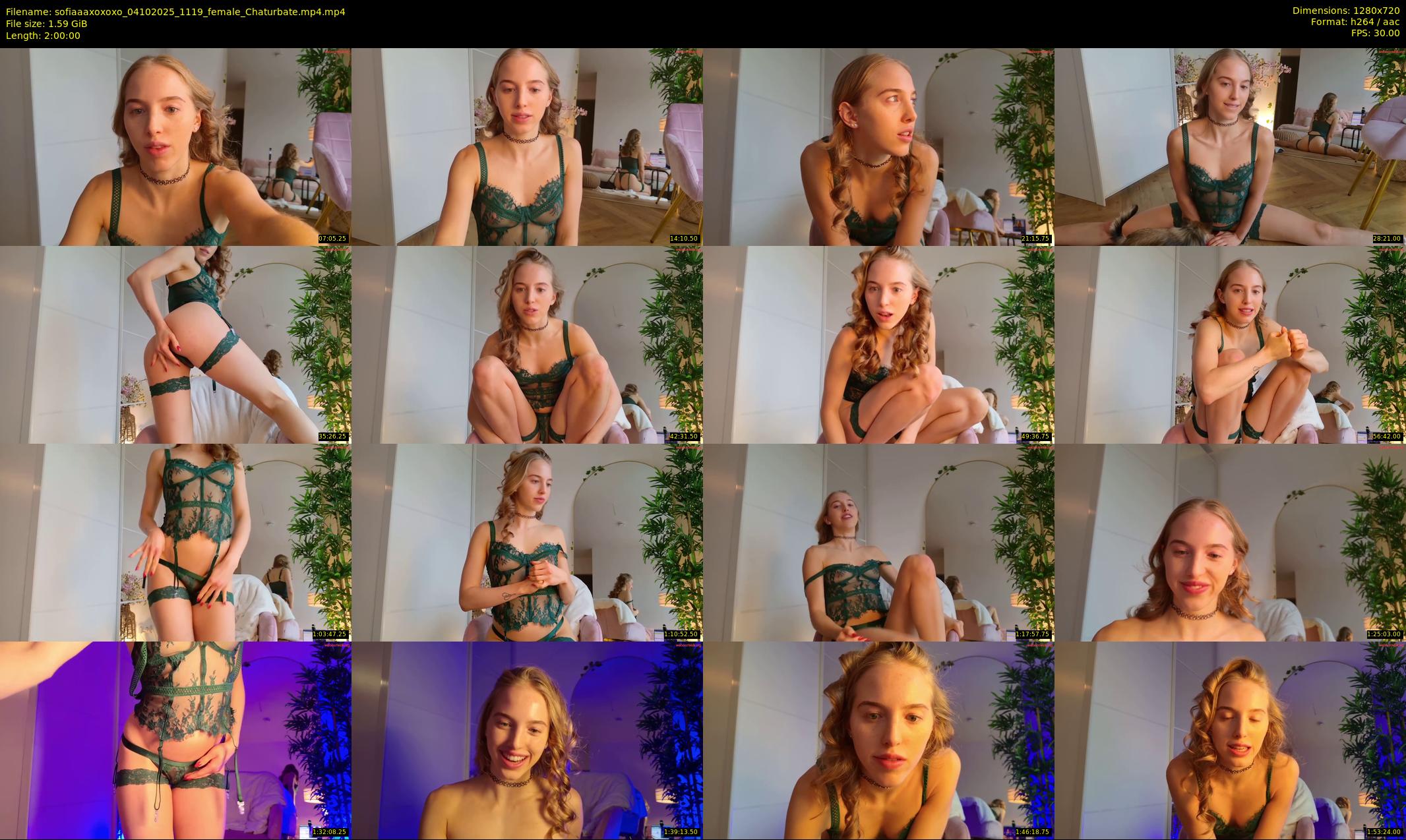 sofiaaaxoxoxo — 120 minute Chaturbate female cam show recording, 720p, Oct 4, 2025