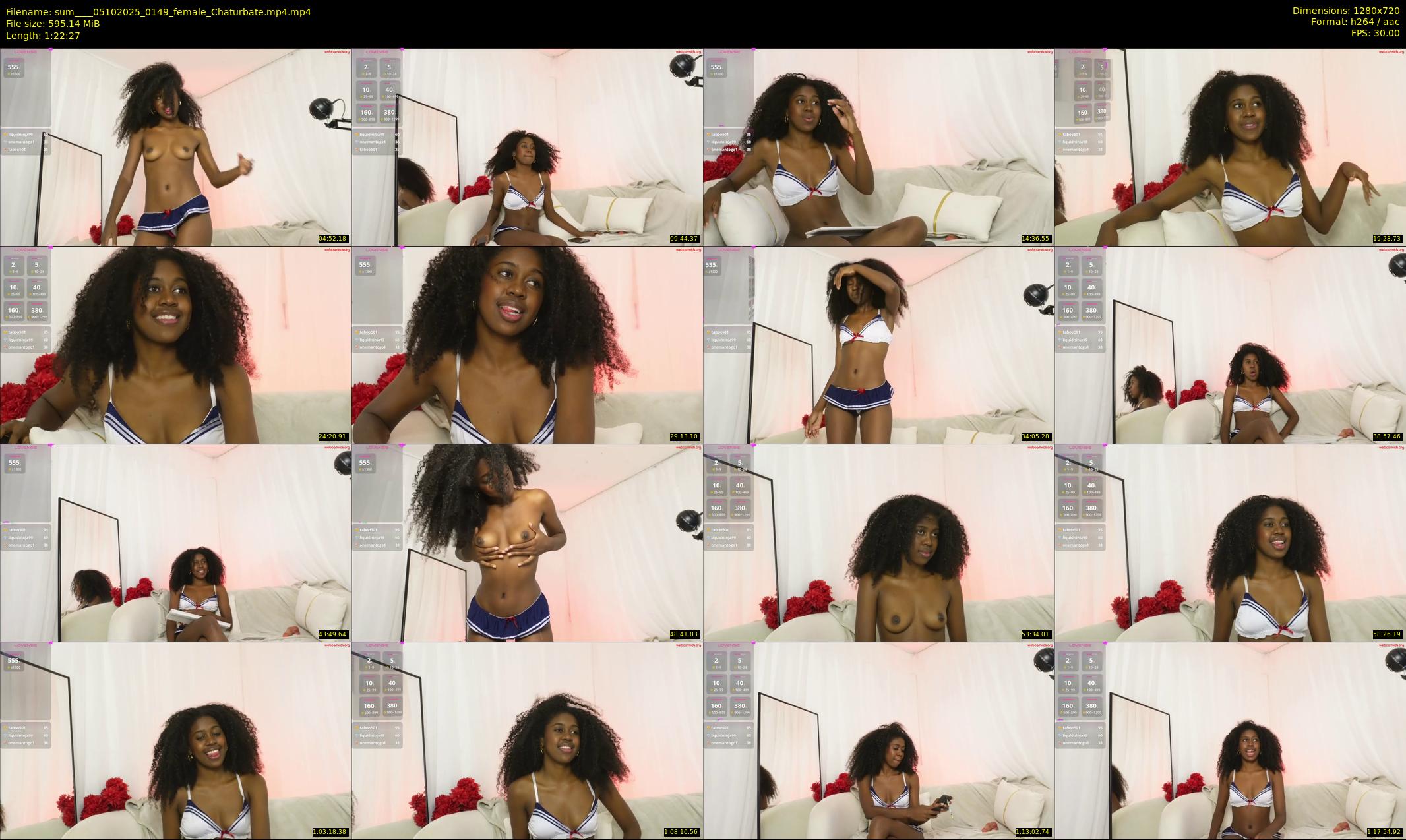 sum___ — 83 minute Chaturbate female cam show recording, 720p, Oct 5, 2025
