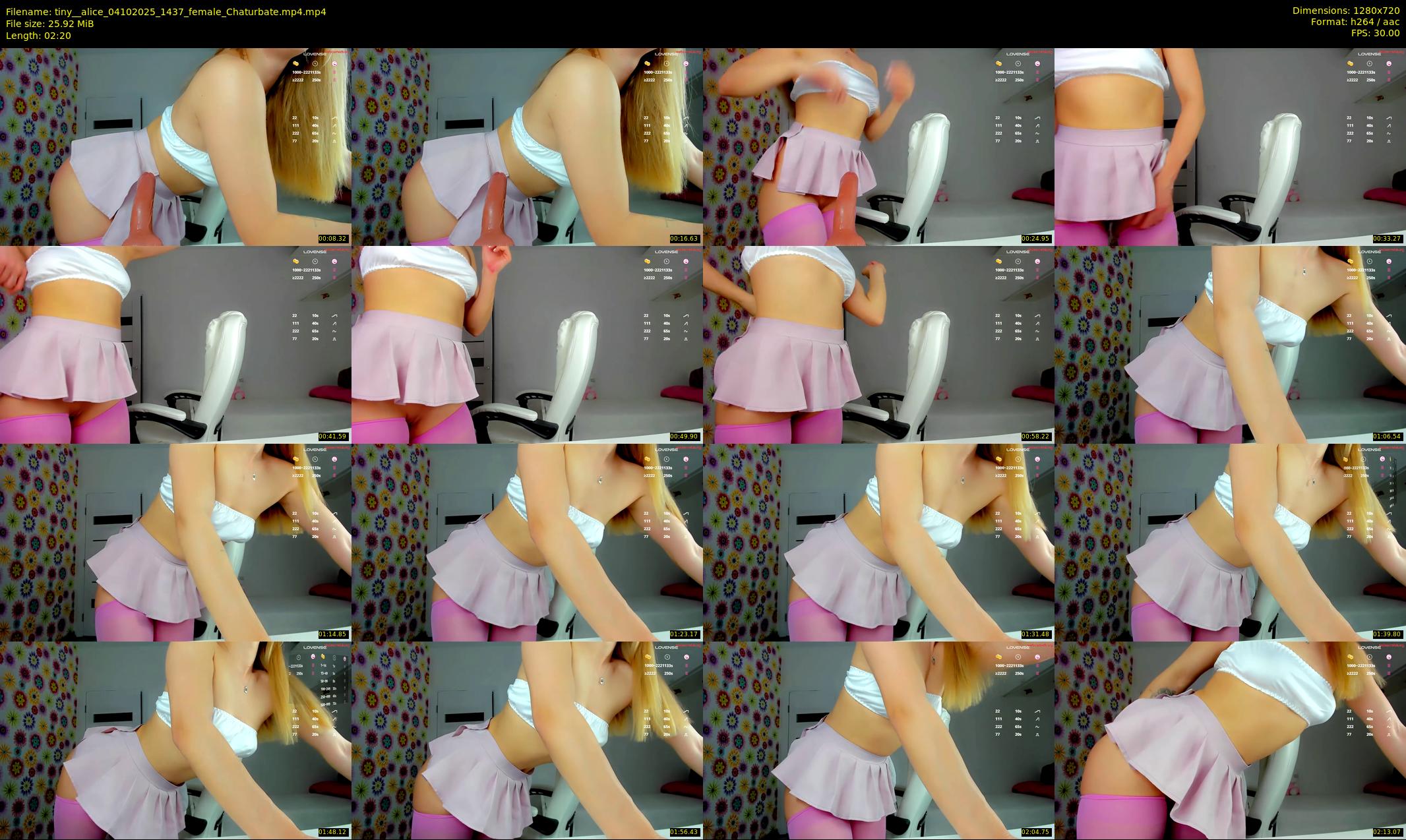 tiny__alice — 3 minute Chaturbate female cam show recording, 720p, Oct 4, 2025