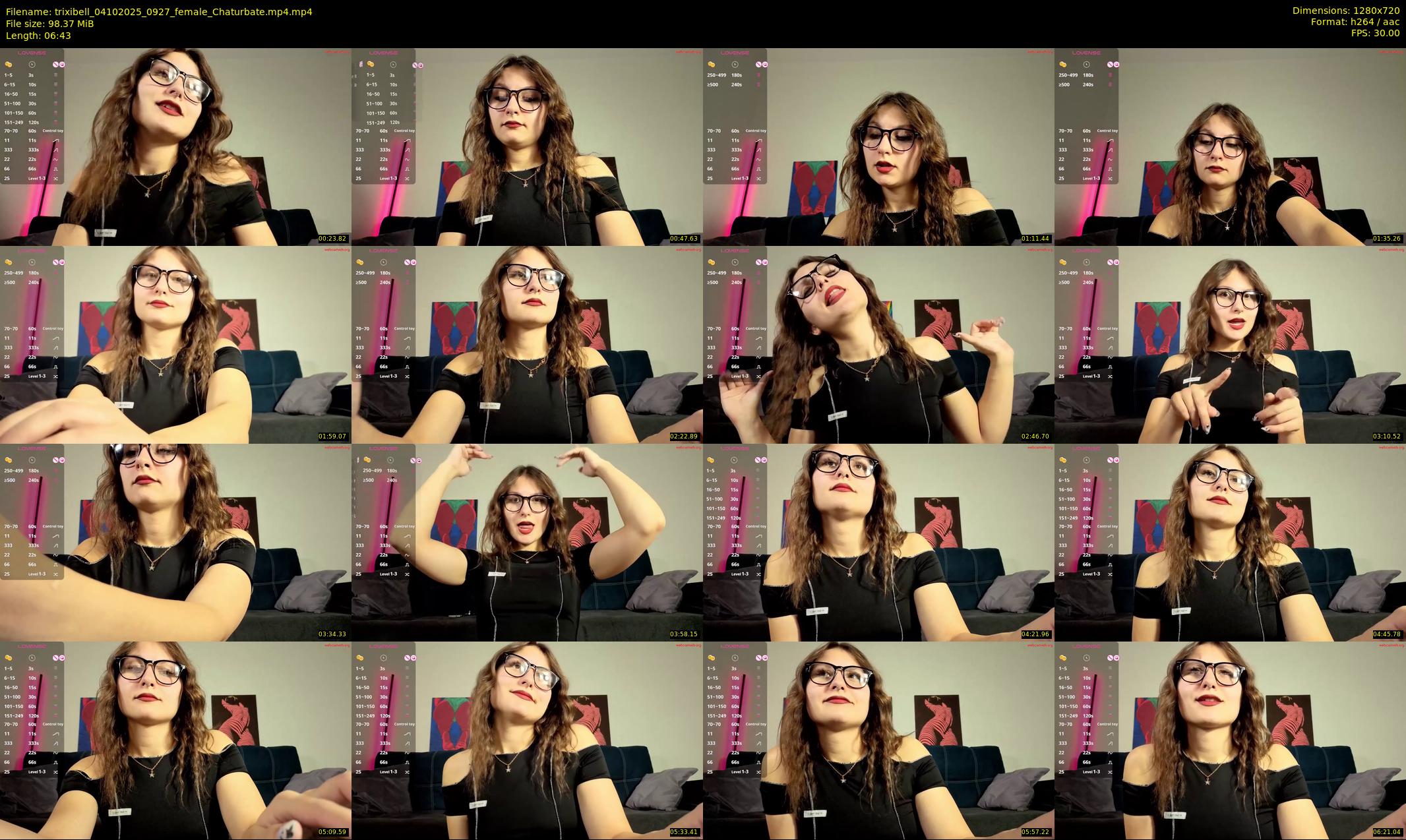 trixibell — 7 minute Chaturbate female cam show recording, 720p, Oct 4, 2025