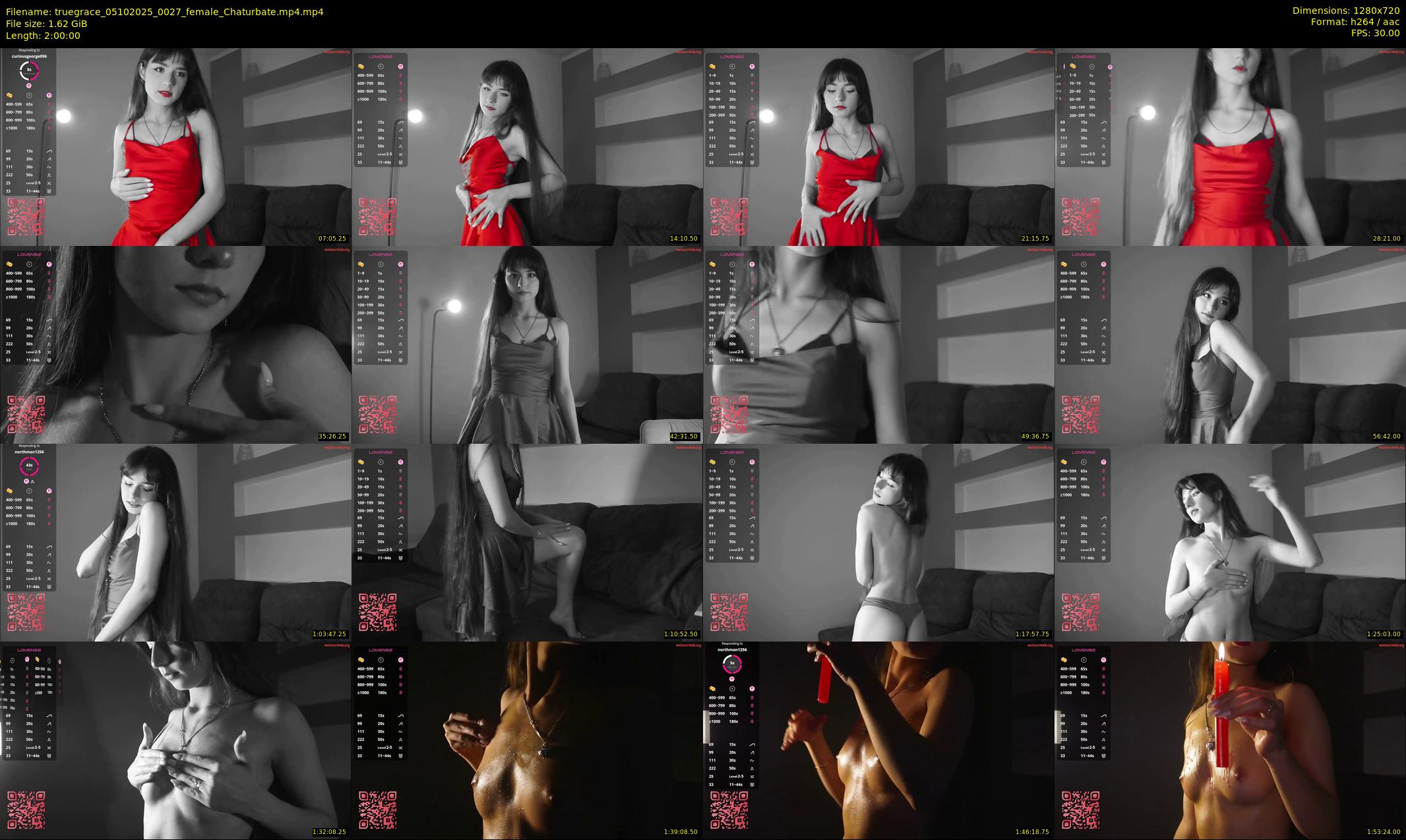 truegrace — 120 minute Chaturbate female cam show recording, 720p, Oct 5, 2025