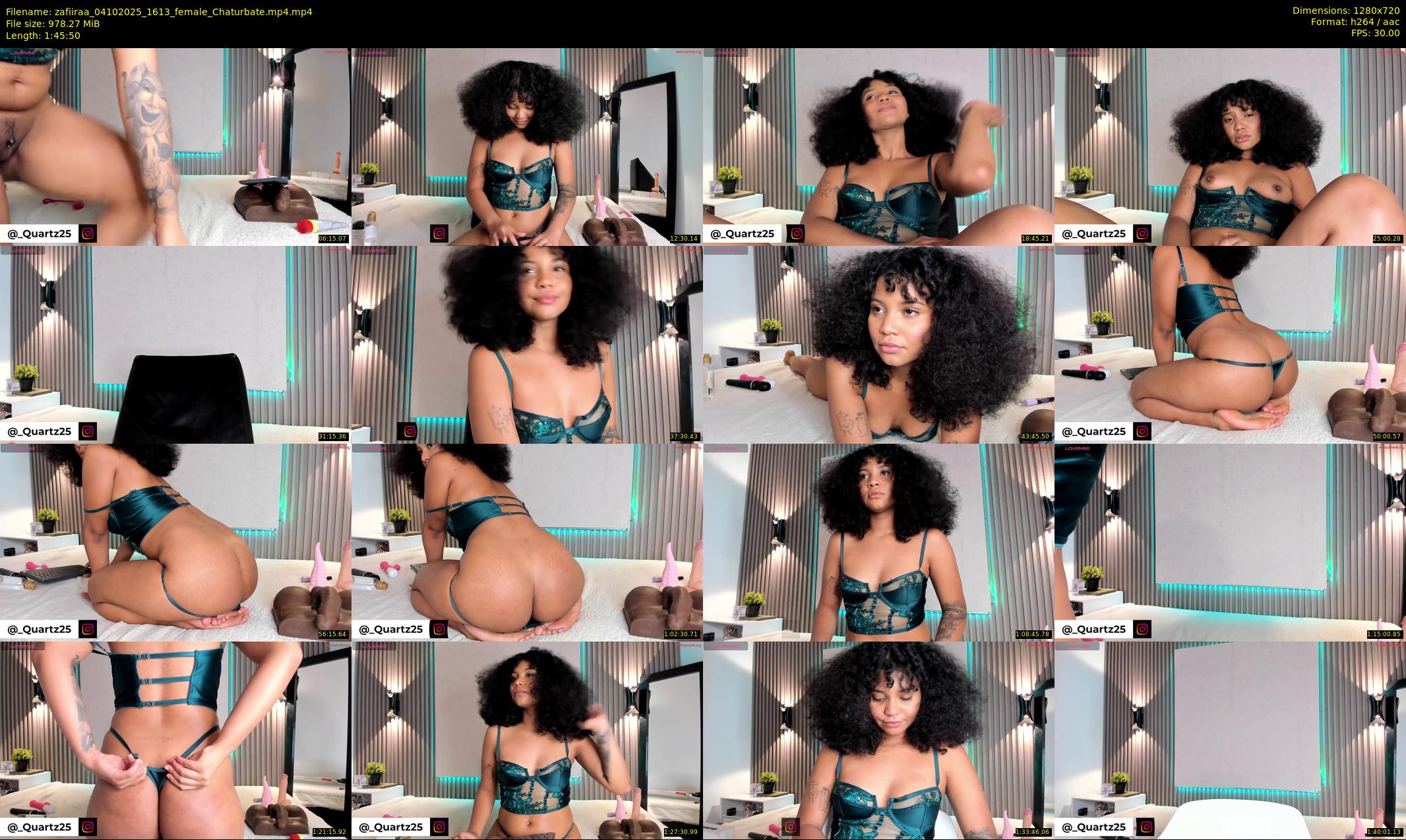 zafiiraa — 106 minute Chaturbate female cam show recording, 720p, Oct 4, 2025