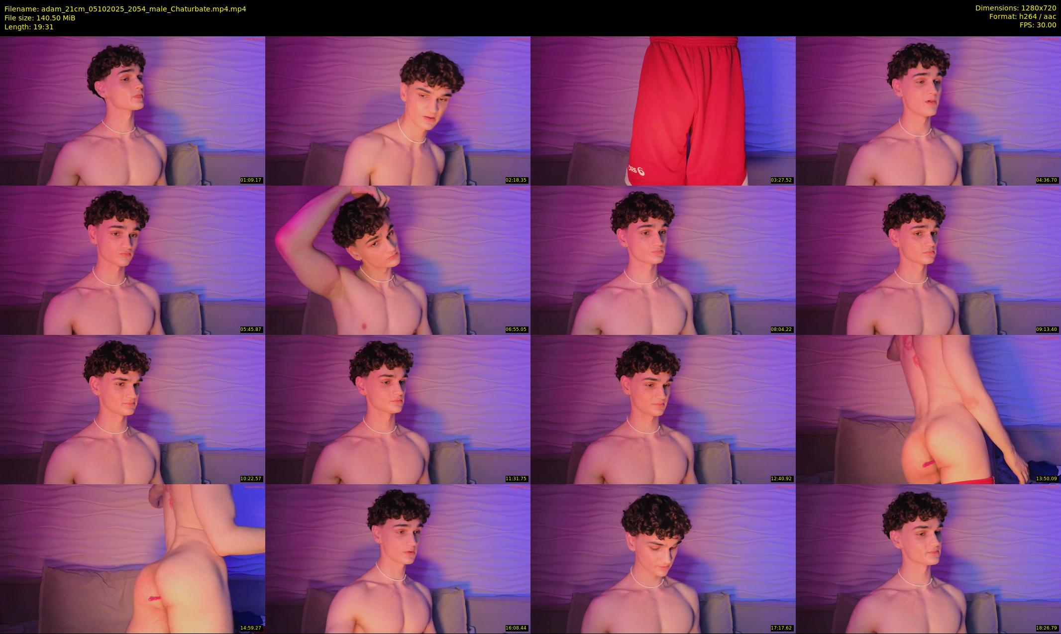 adam_21cm — 20 minute Chaturbate male cam show recording, 720p, Oct 5, 2025