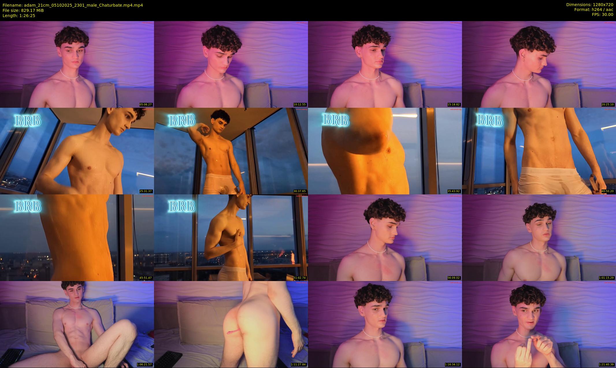 adam_21cm — 87 minute Chaturbate male cam show recording, 720p, Oct 5, 2025