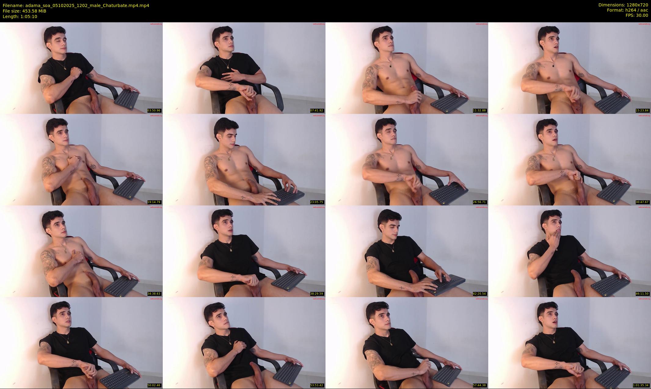 adama_soa — 66 minute Chaturbate male cam show recording, 720p, Oct 5, 2025