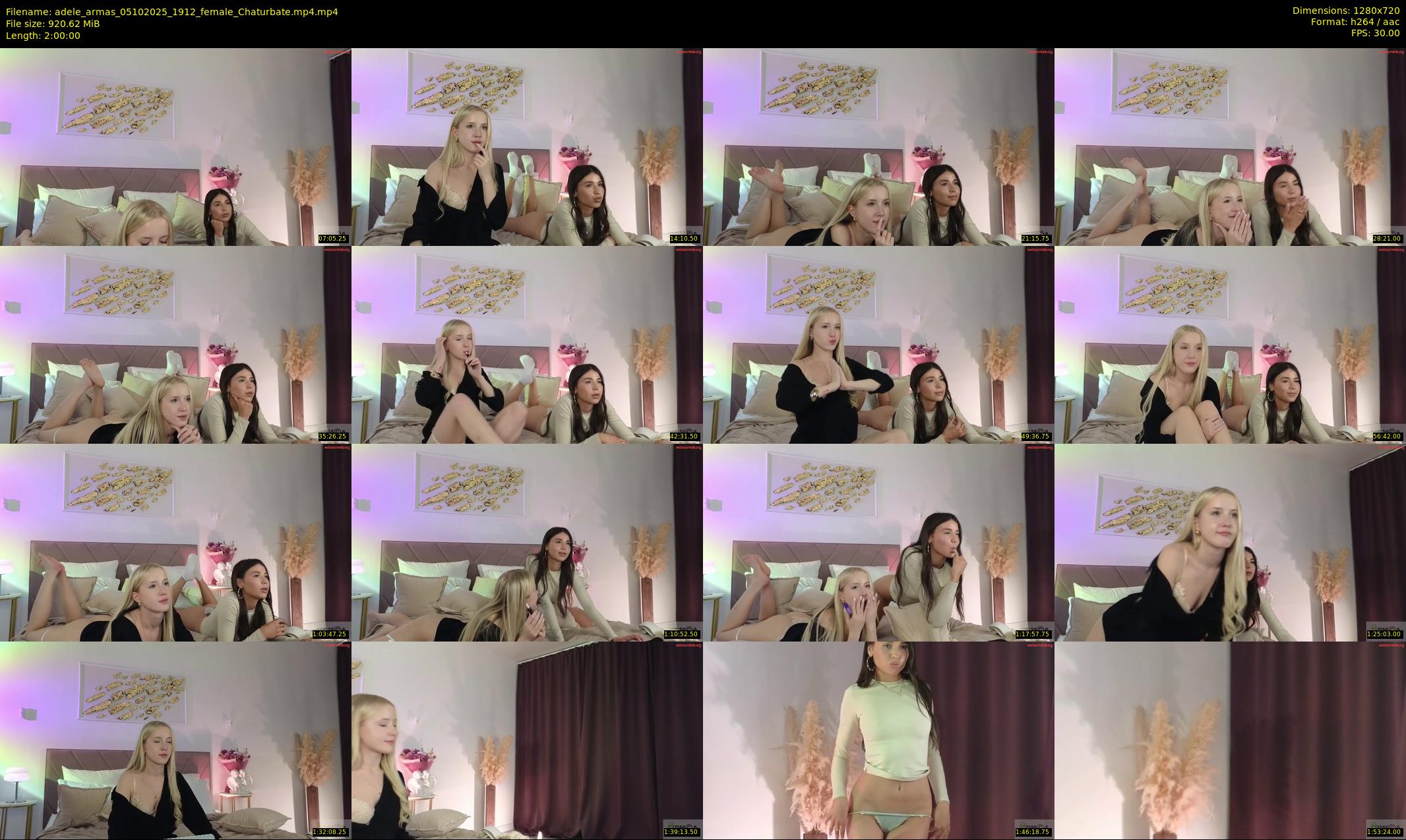 adele_armas — 120 minute Chaturbate female cam show recording, 720p, Oct 5, 2025
