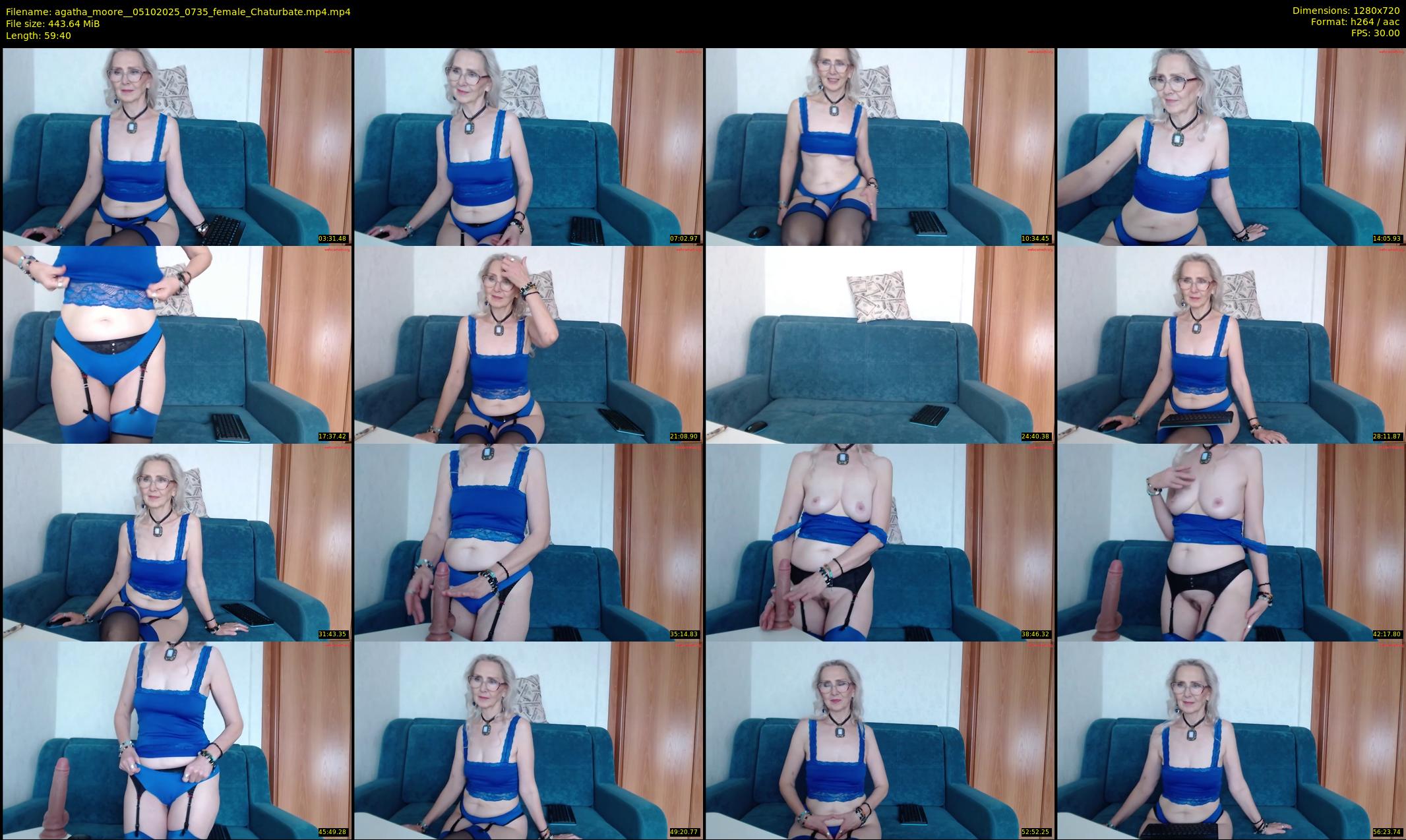 agatha_moore_ — 60 minute Chaturbate female cam show recording, 720p, Oct 5, 2025