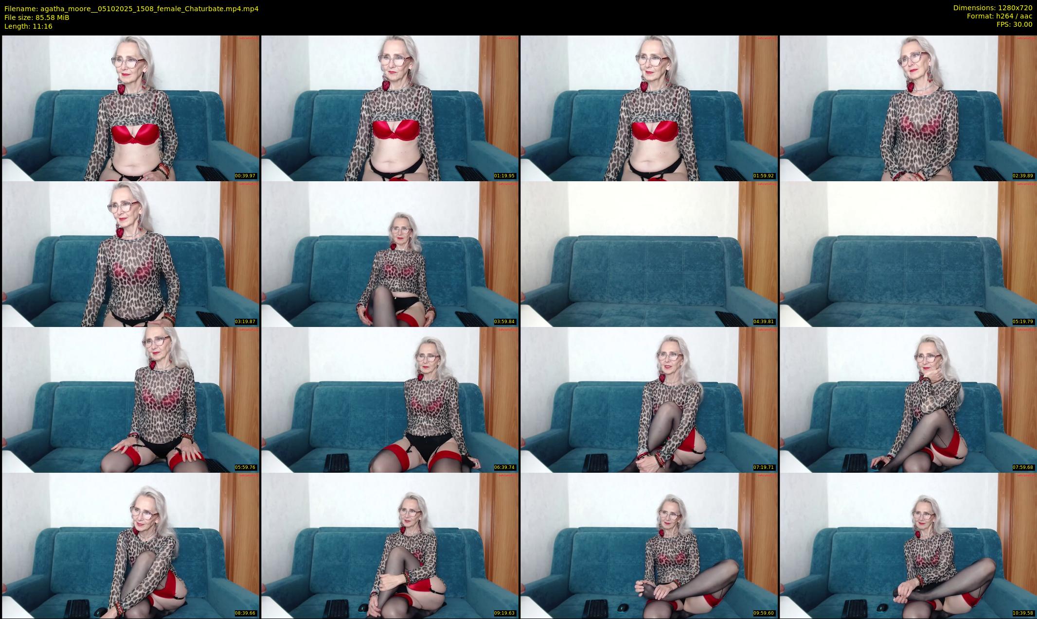 agatha_moore_ — 12 minute Chaturbate female cam show recording, 720p, Oct 5, 2025