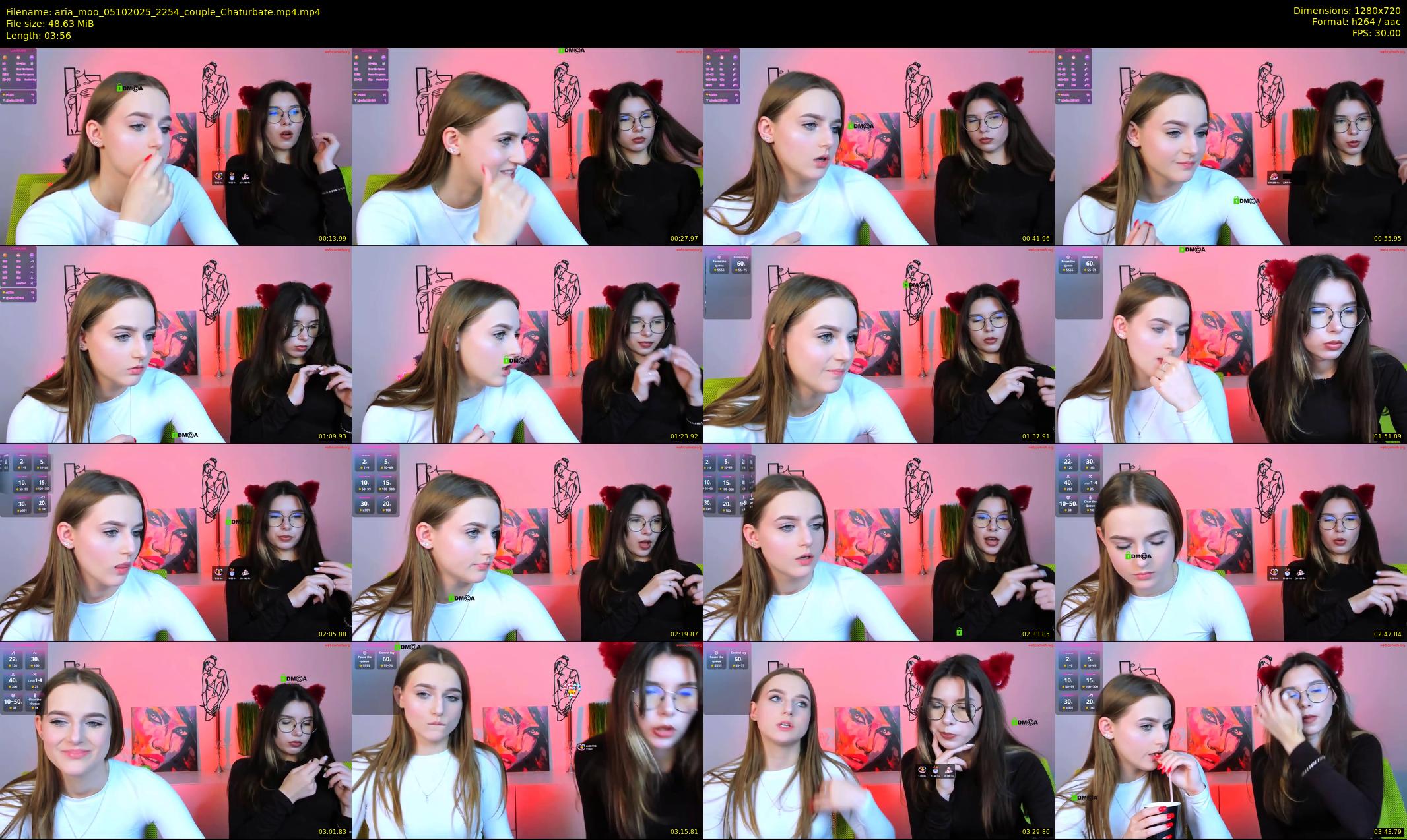 aria_moo — 4 minute Chaturbate couple cam show recording, 720p, Oct 5, 2025