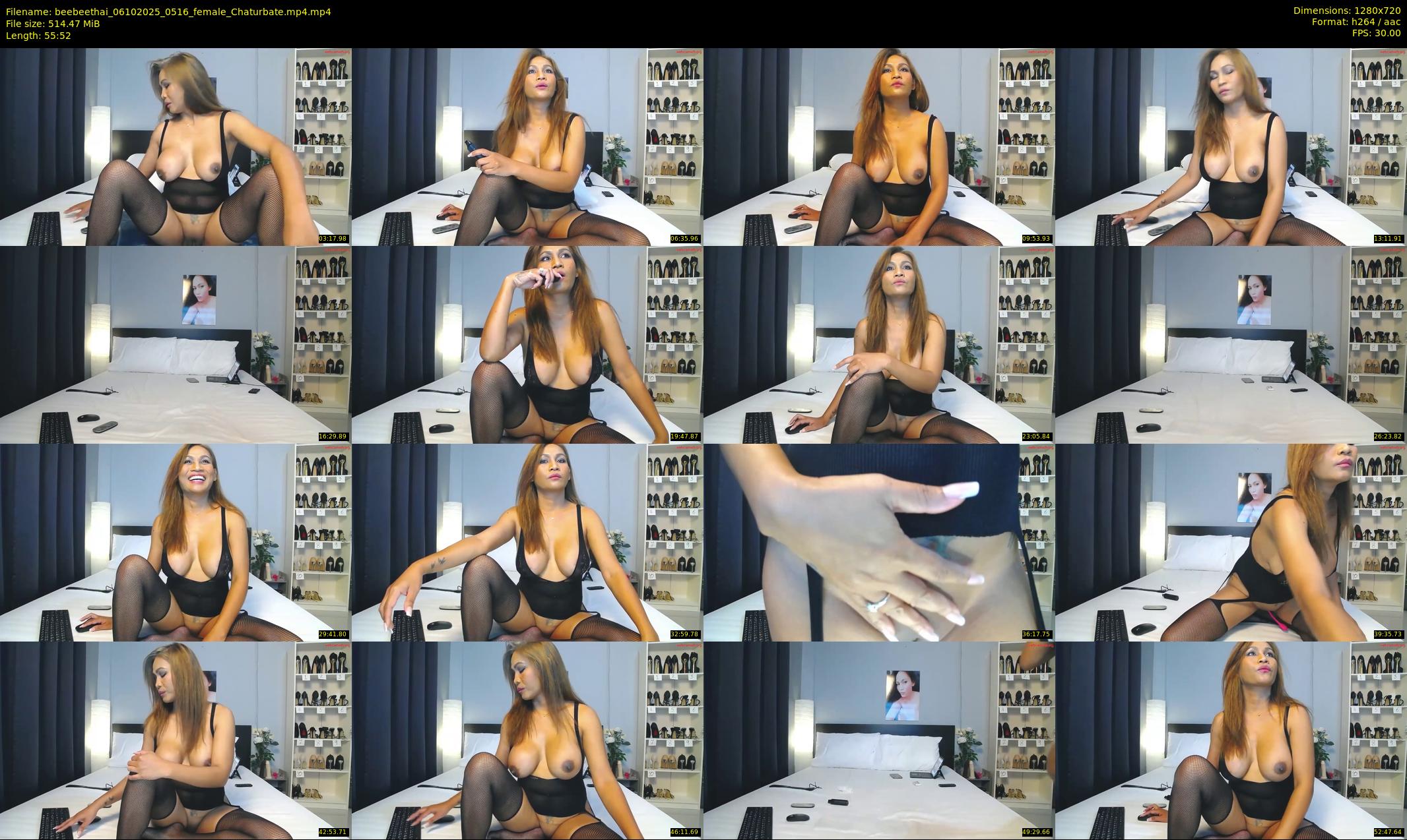 beebeethai — 56 minute Chaturbate female cam show recording, 720p, Oct 6, 2025