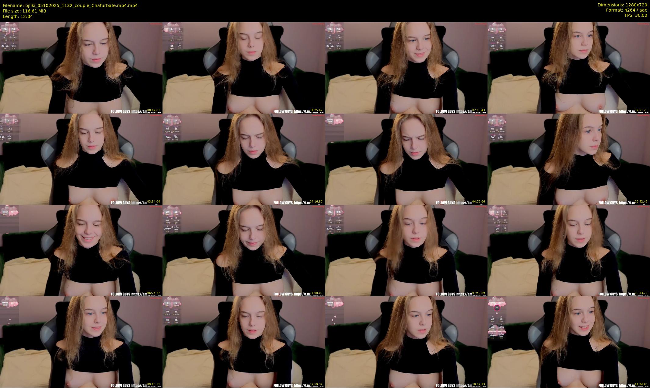 bjliki — 13 minute Chaturbate couple cam show recording, 720p, Oct 5, 2025