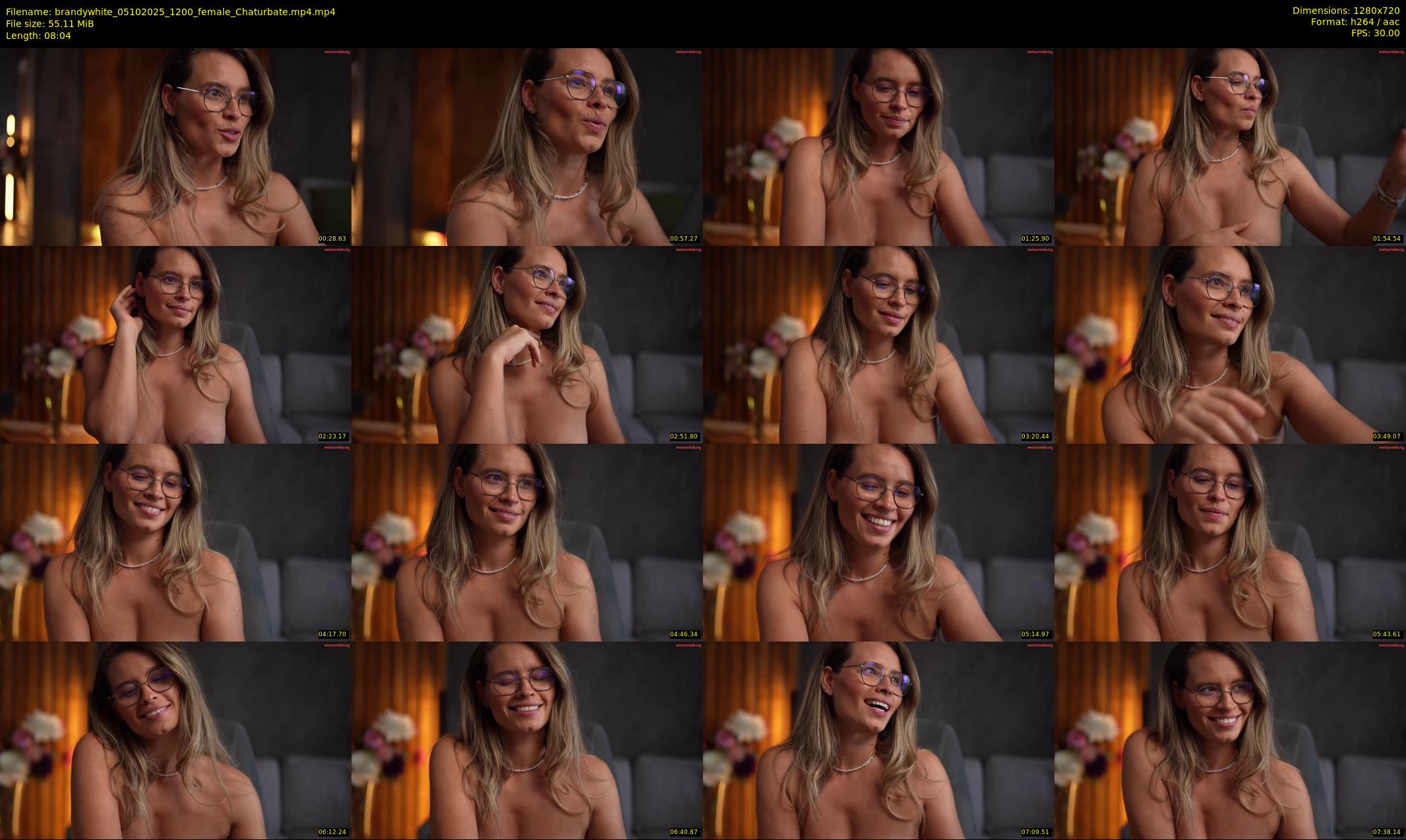 brandywhite — 9 minute Chaturbate female cam show recording, 720p, Oct 5, 2025