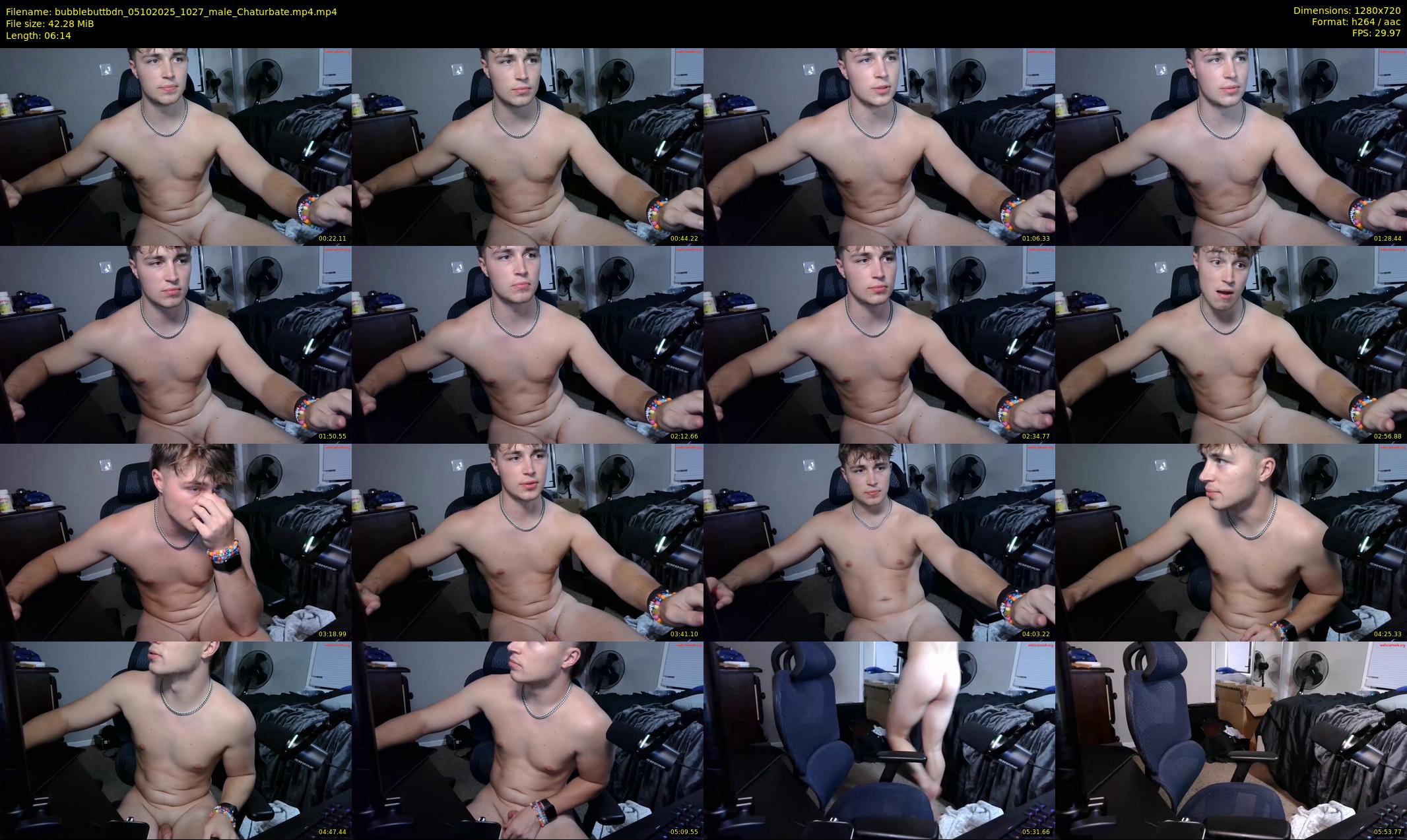 bubblebuttbdn — 7 minute Chaturbate male cam show recording, 720p, Oct 5, 2025