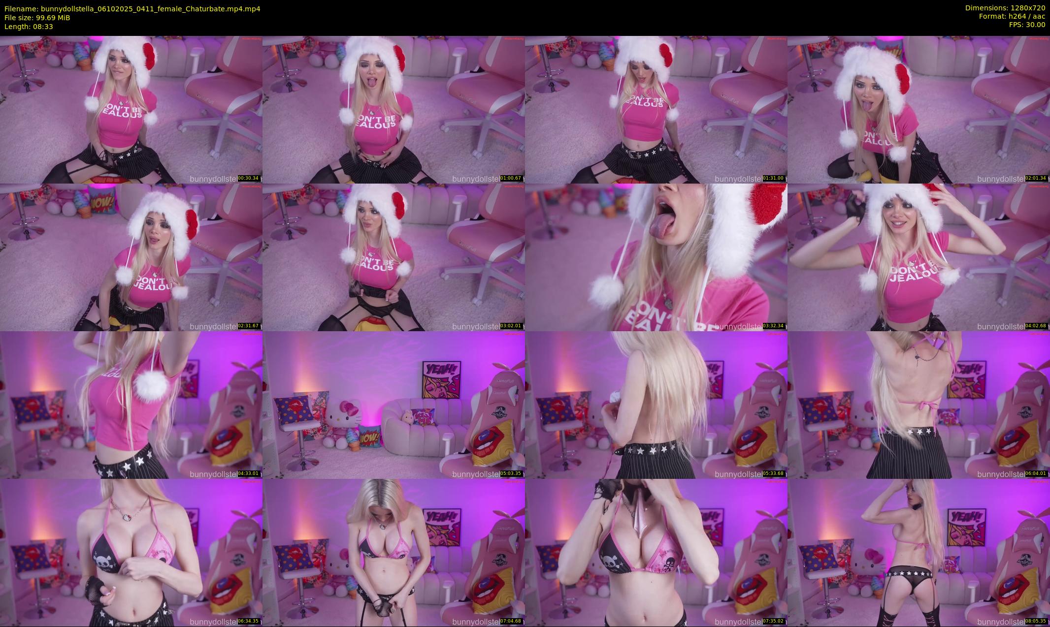 bunnydollstella — 9 minute Chaturbate female cam show recording, 720p, Oct 6, 2025