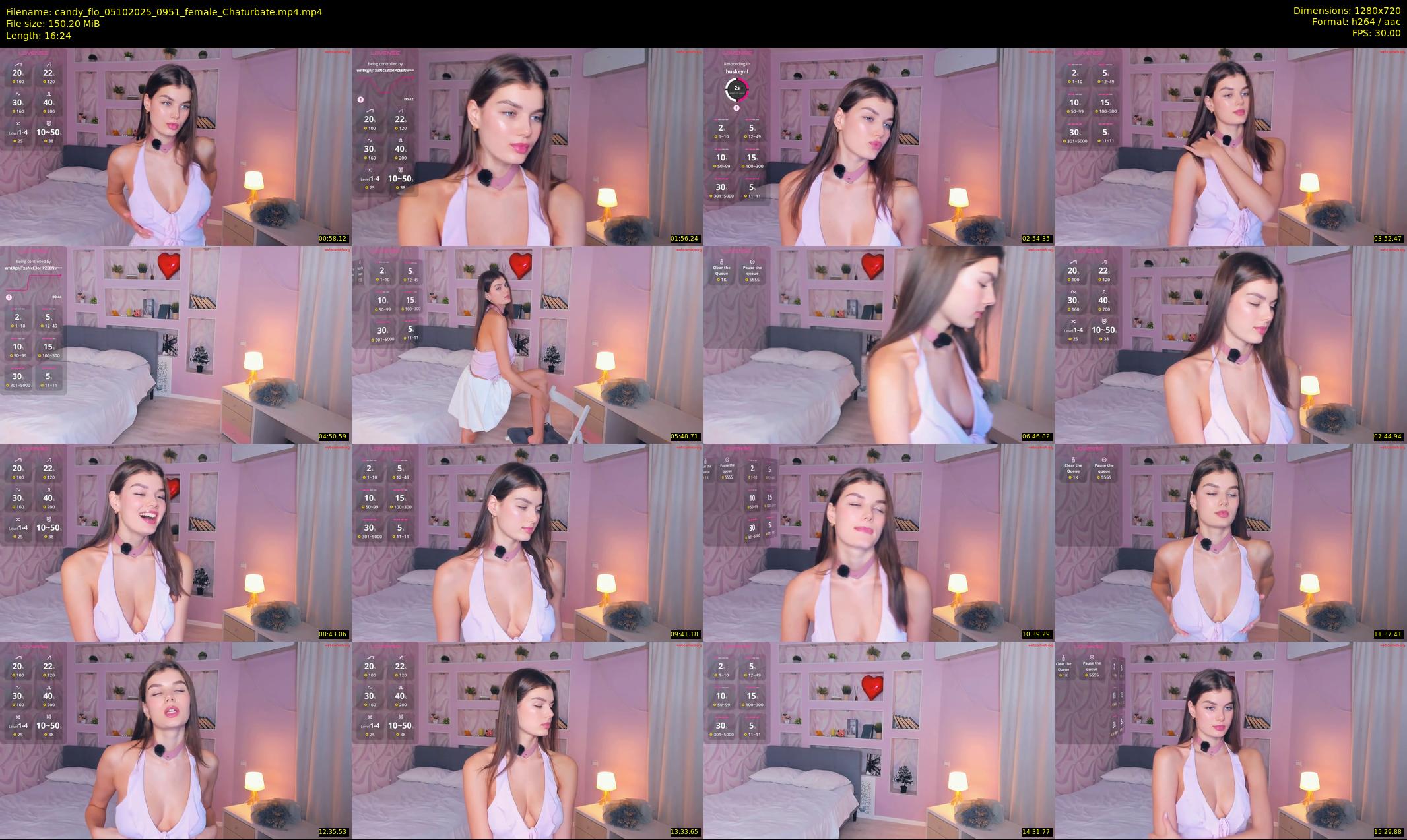 candy_flo — 17 minute Chaturbate female cam show recording, 720p, Oct 5, 2025