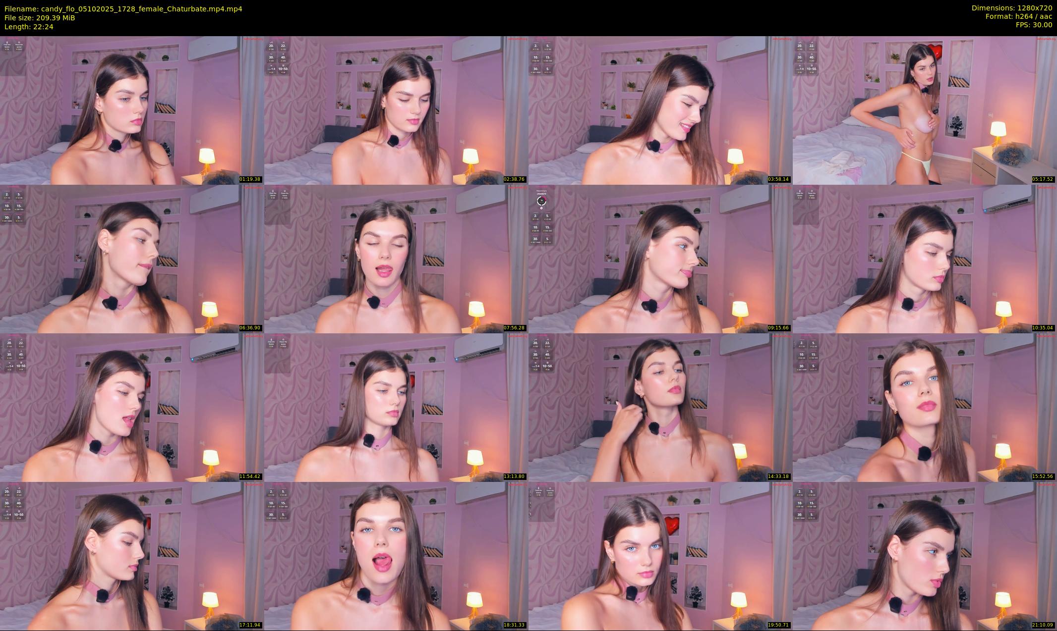 candy_flo — 23 minute Chaturbate female cam show recording, 720p, Oct 5, 2025