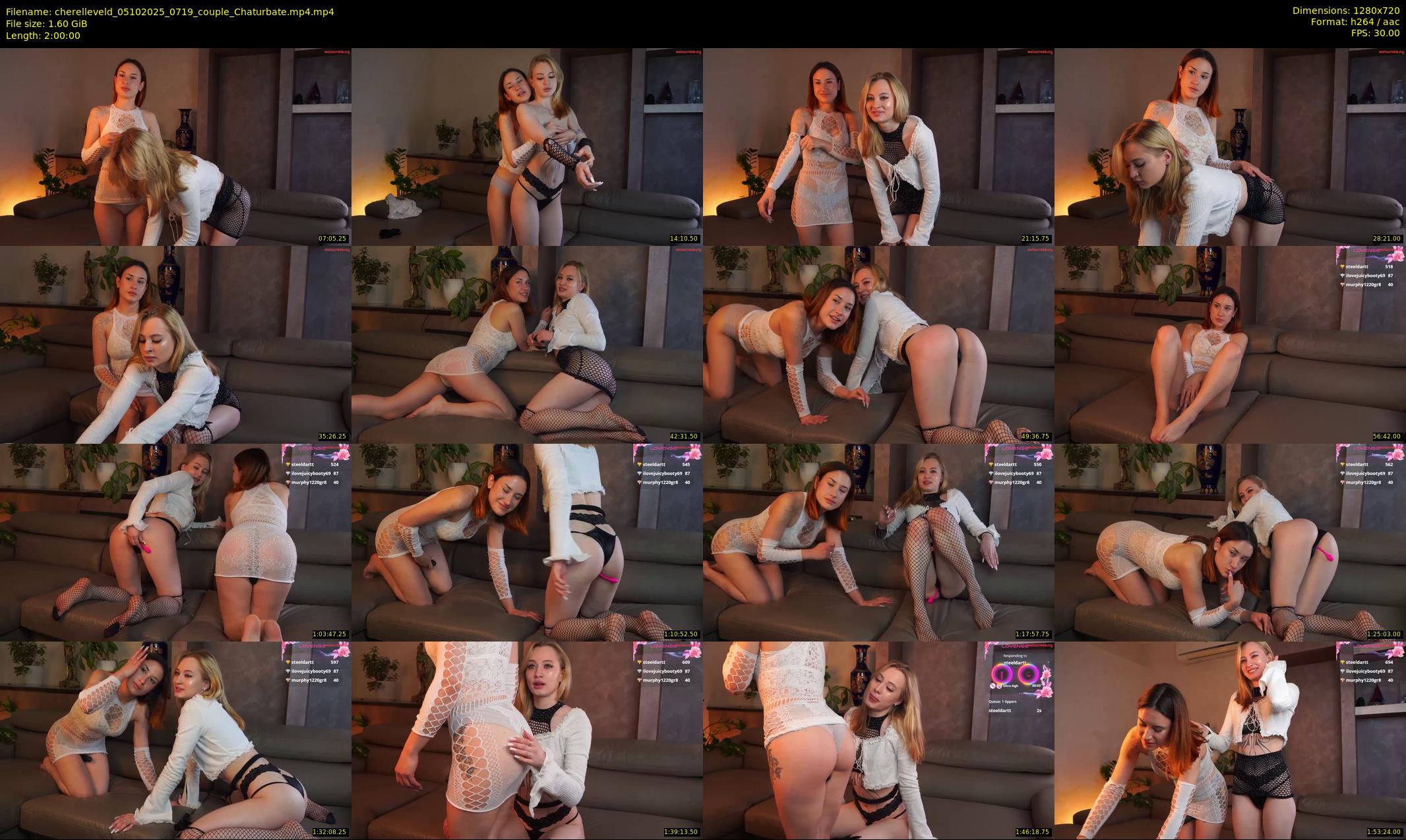 cherelleveld — 120 minute Chaturbate female cam show recording, 720p, Oct 5, 2025