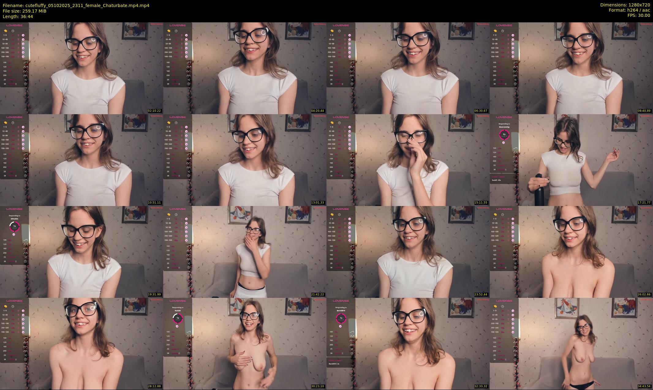 cutefluffy — 37 minute Chaturbate female cam show recording, 720p, Oct 5, 2025