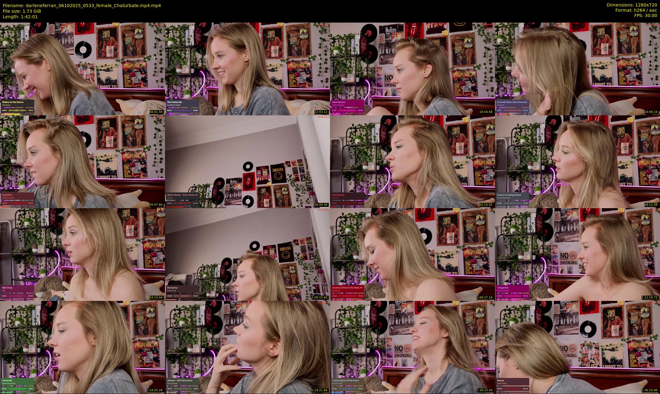 darleneferran — 103 minute Chaturbate female cam show recording, 720p, Oct 6, 2025