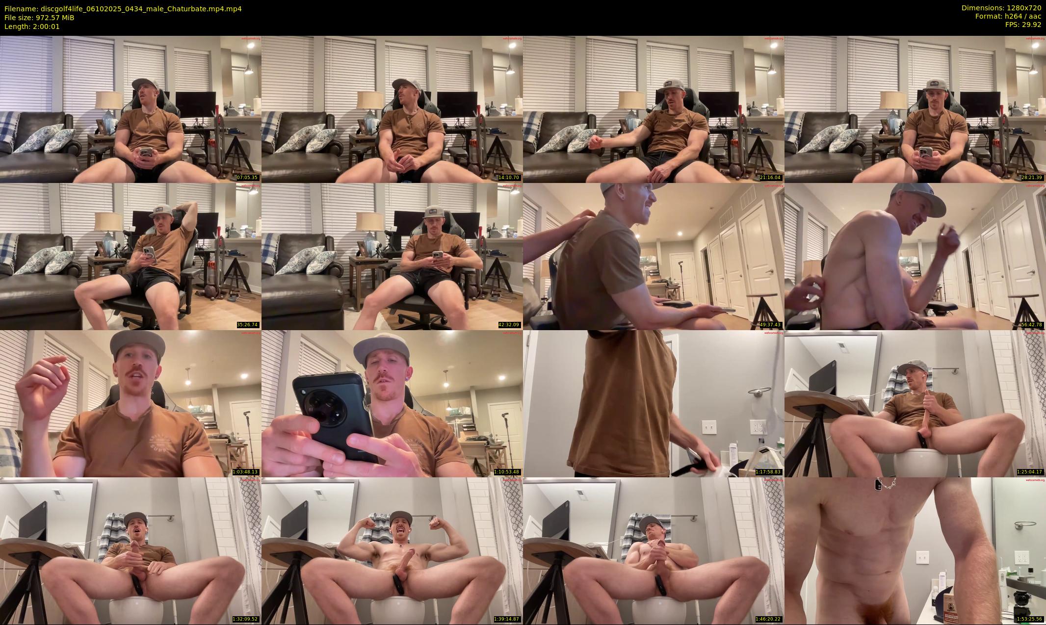 discgolf4life — 121 minute Chaturbate male cam show recording, 720p, Oct 6, 2025