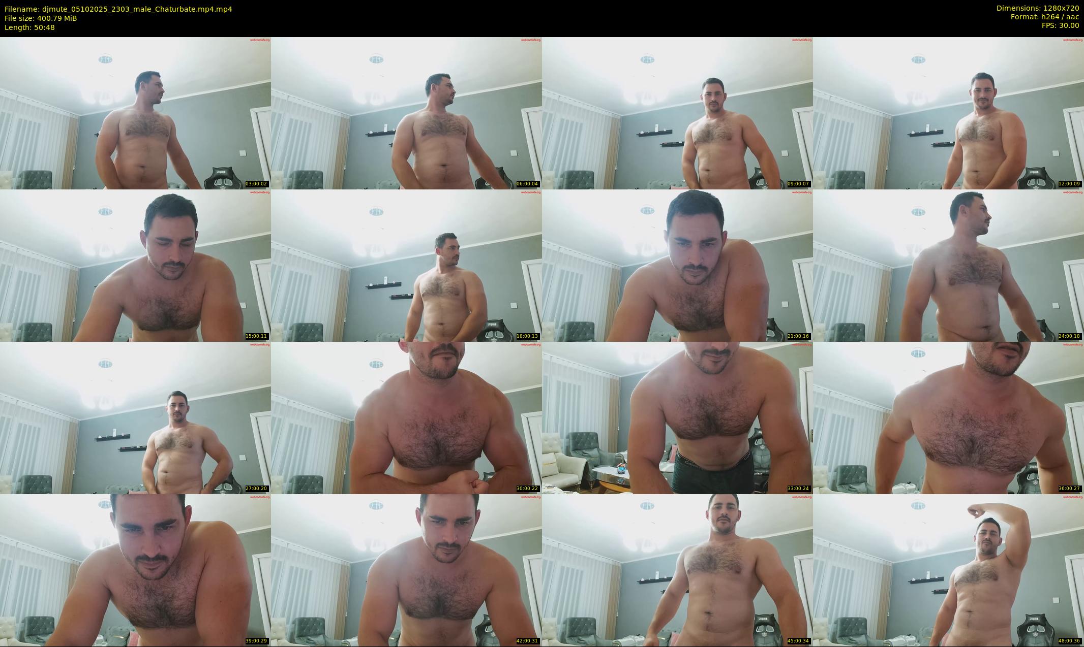 djmute — 51 minute Chaturbate male cam show recording, 720p, Oct 5, 2025