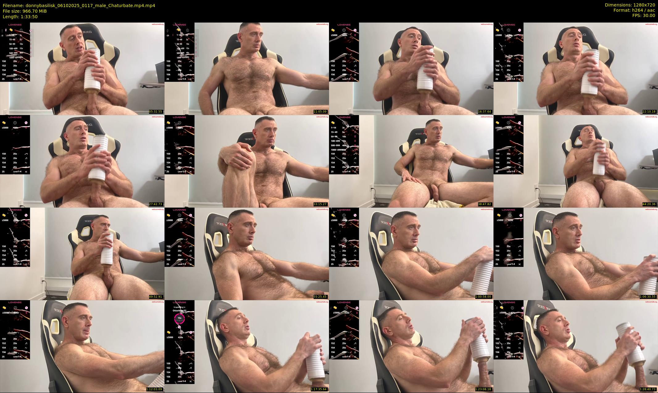 donnybasilisk — 94 minute Chaturbate male cam show recording, 720p, Oct 6, 2025