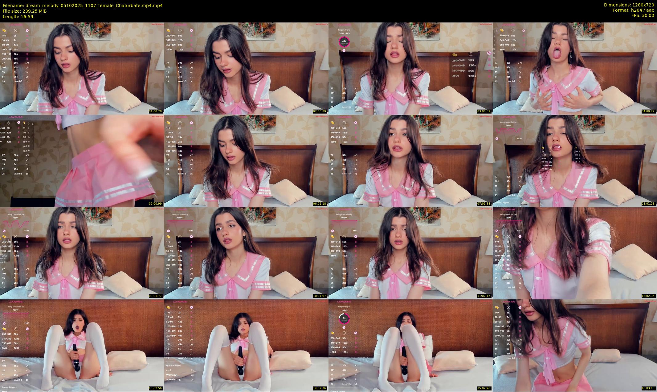 dream_melody — 17 minute Chaturbate female cam show recording, 720p, Oct 5, 2025
