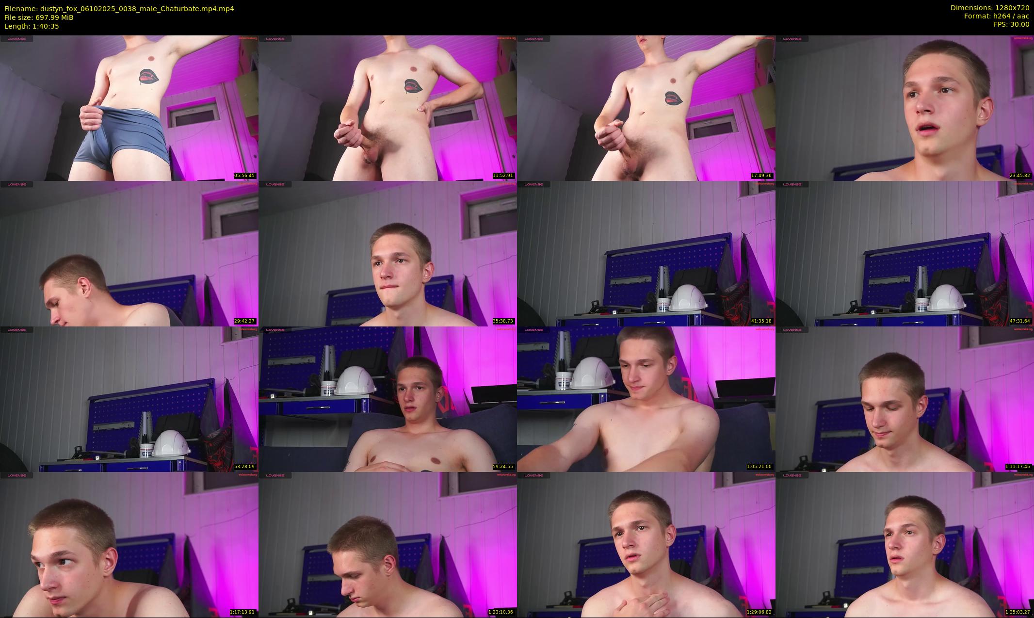 dustyn_fox — 101 minute Chaturbate male cam show recording, 720p, Oct 6, 2025