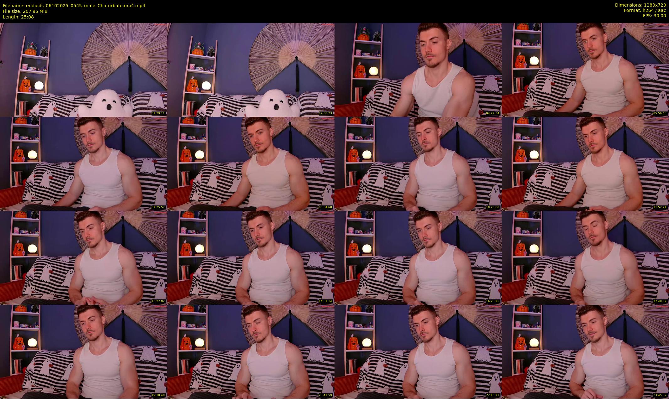 eddieds — 26 minute Chaturbate male cam show recording, 720p, Oct 6, 2025