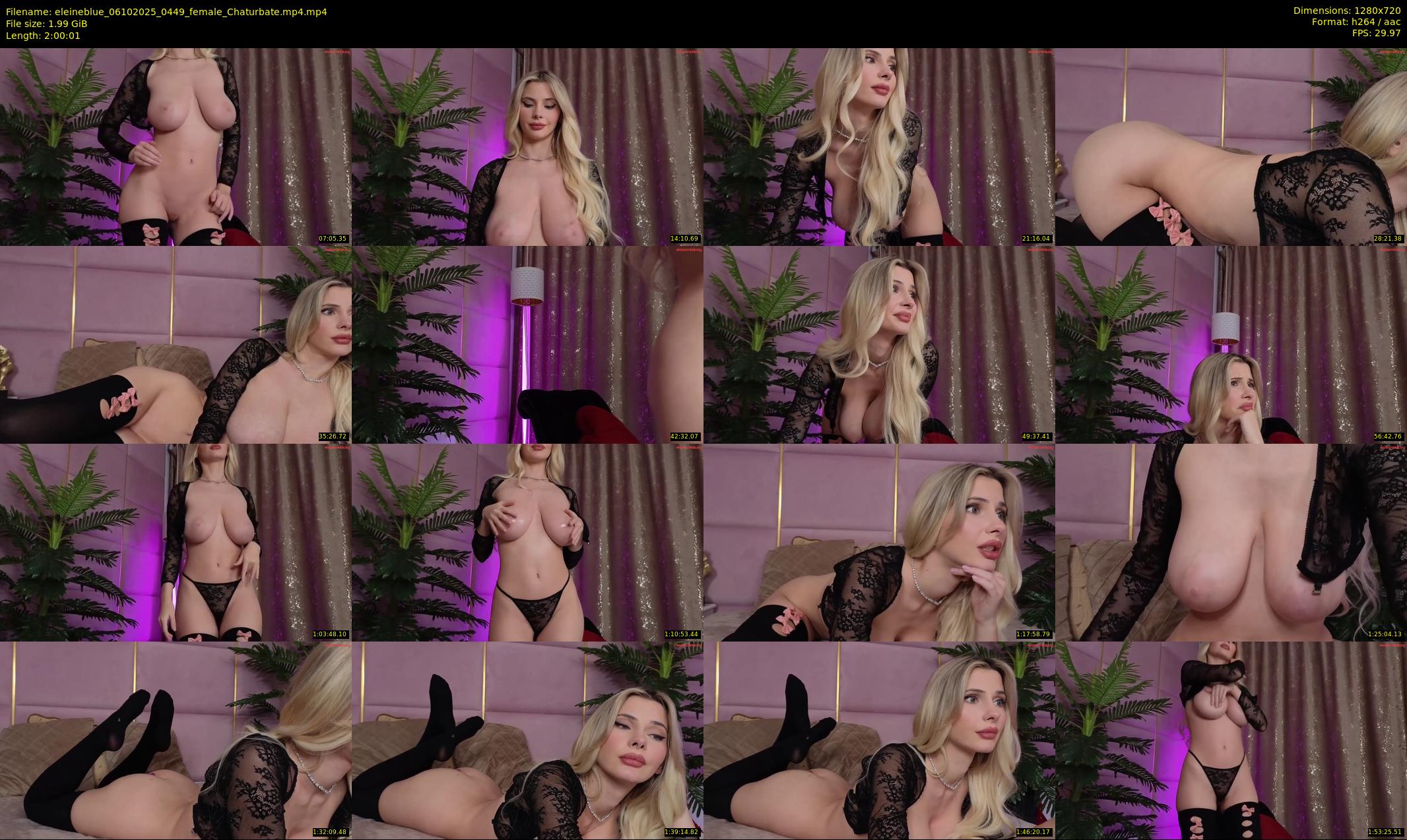 eleineblue — 121 minute Chaturbate female cam show recording, 720p, Oct 6, 2025