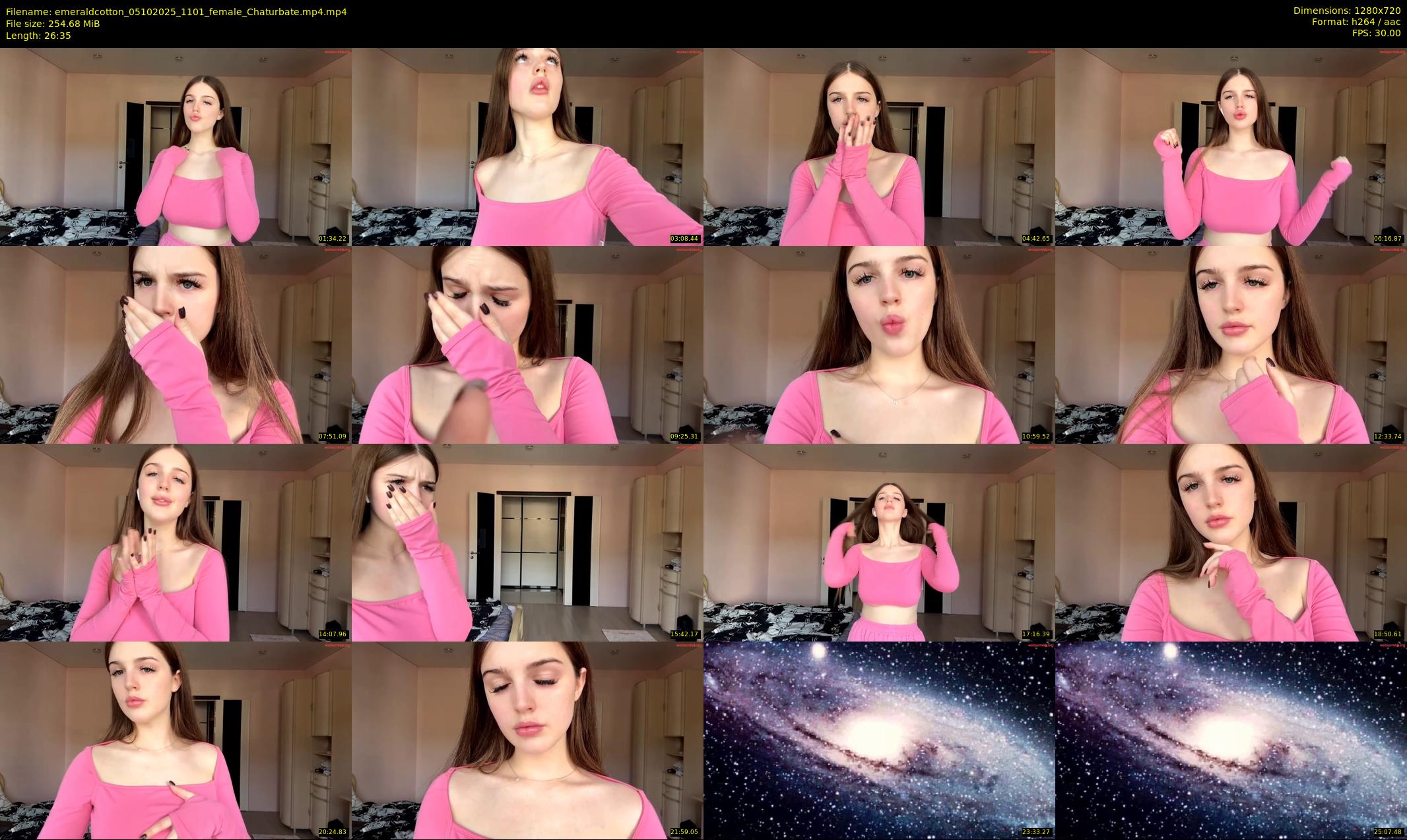 emeraldcotton — 27 minute Chaturbate female cam show recording, 720p, Oct 5, 2025