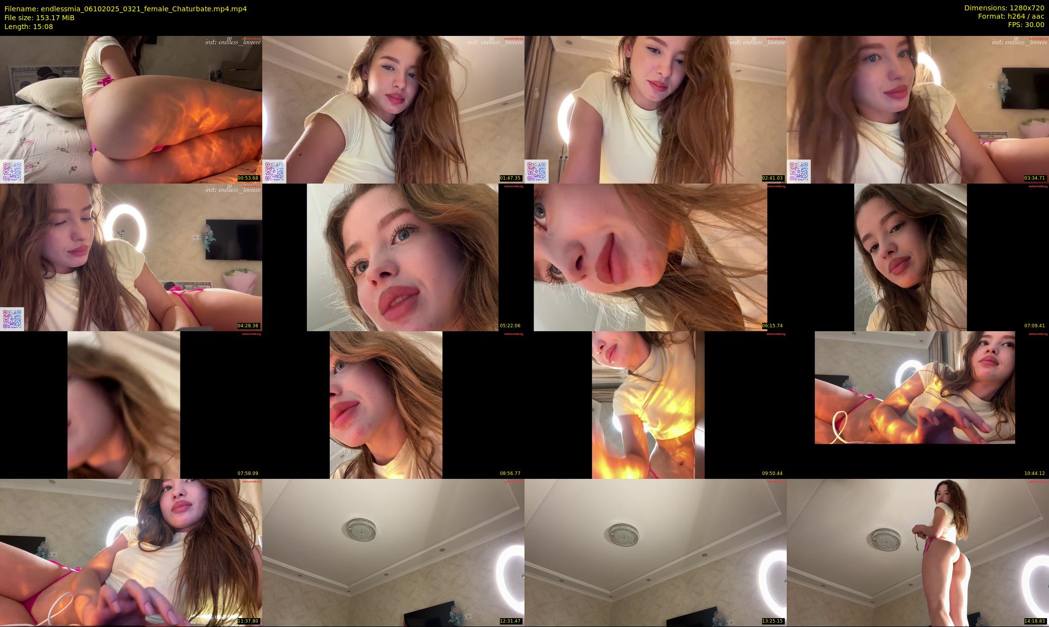 endlessmia — 16 minute Chaturbate female cam show recording, 720p, Oct 6, 2025