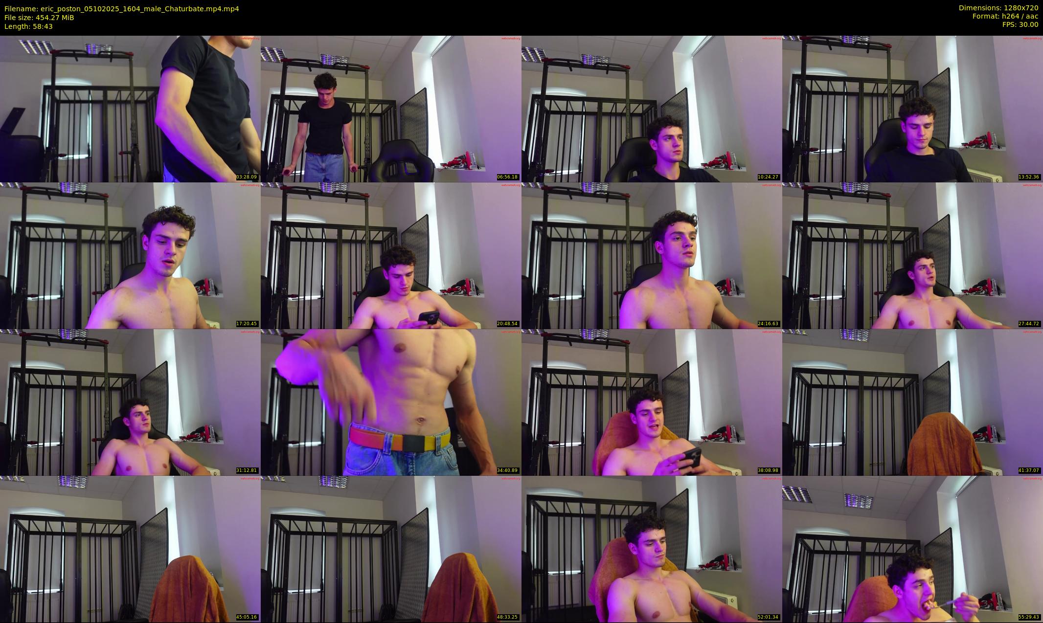 eric_poston — 59 minute Chaturbate male cam show recording, 720p, Oct 5, 2025