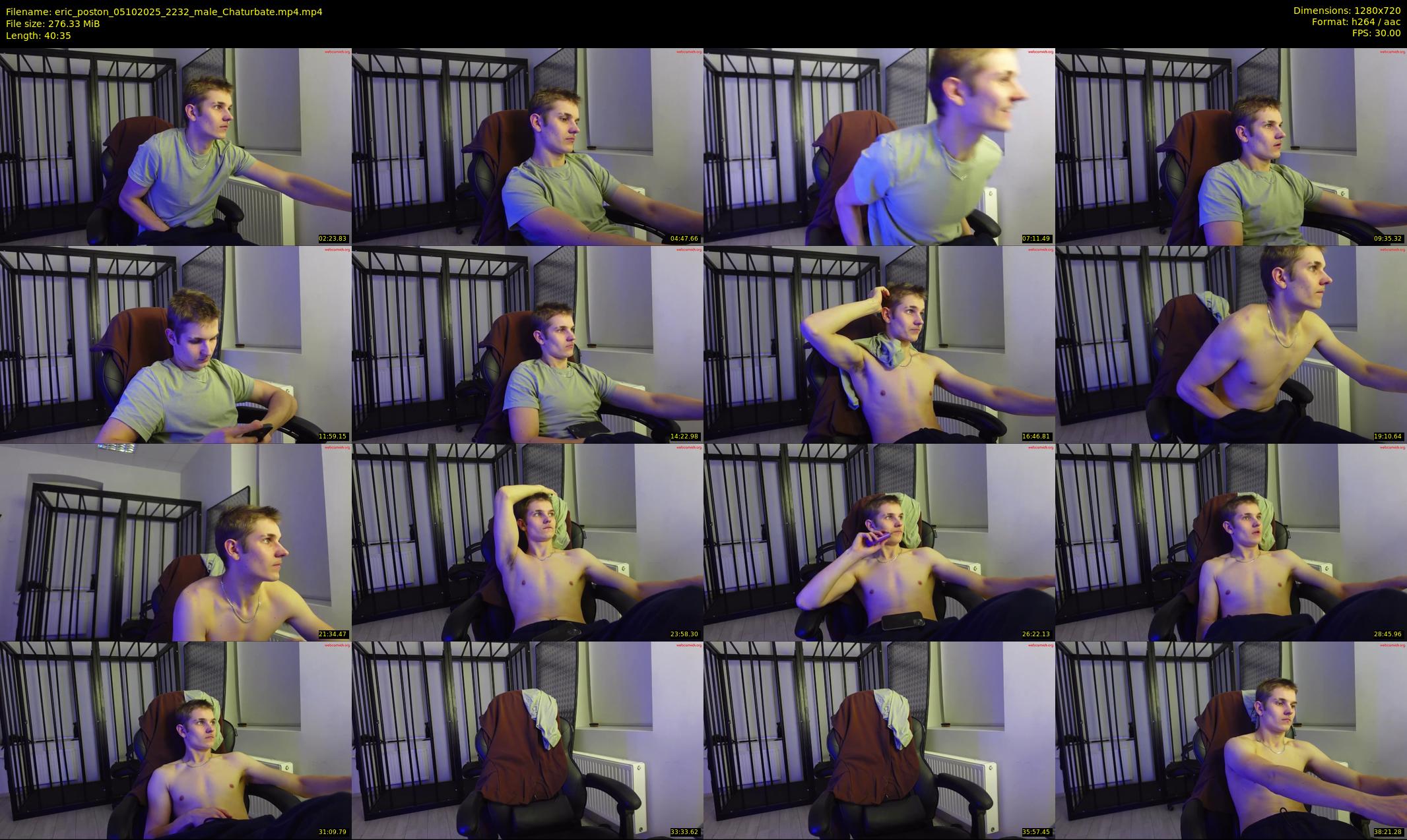 eric_poston — 41 minute Chaturbate male cam show recording, 720p, Oct 5, 2025