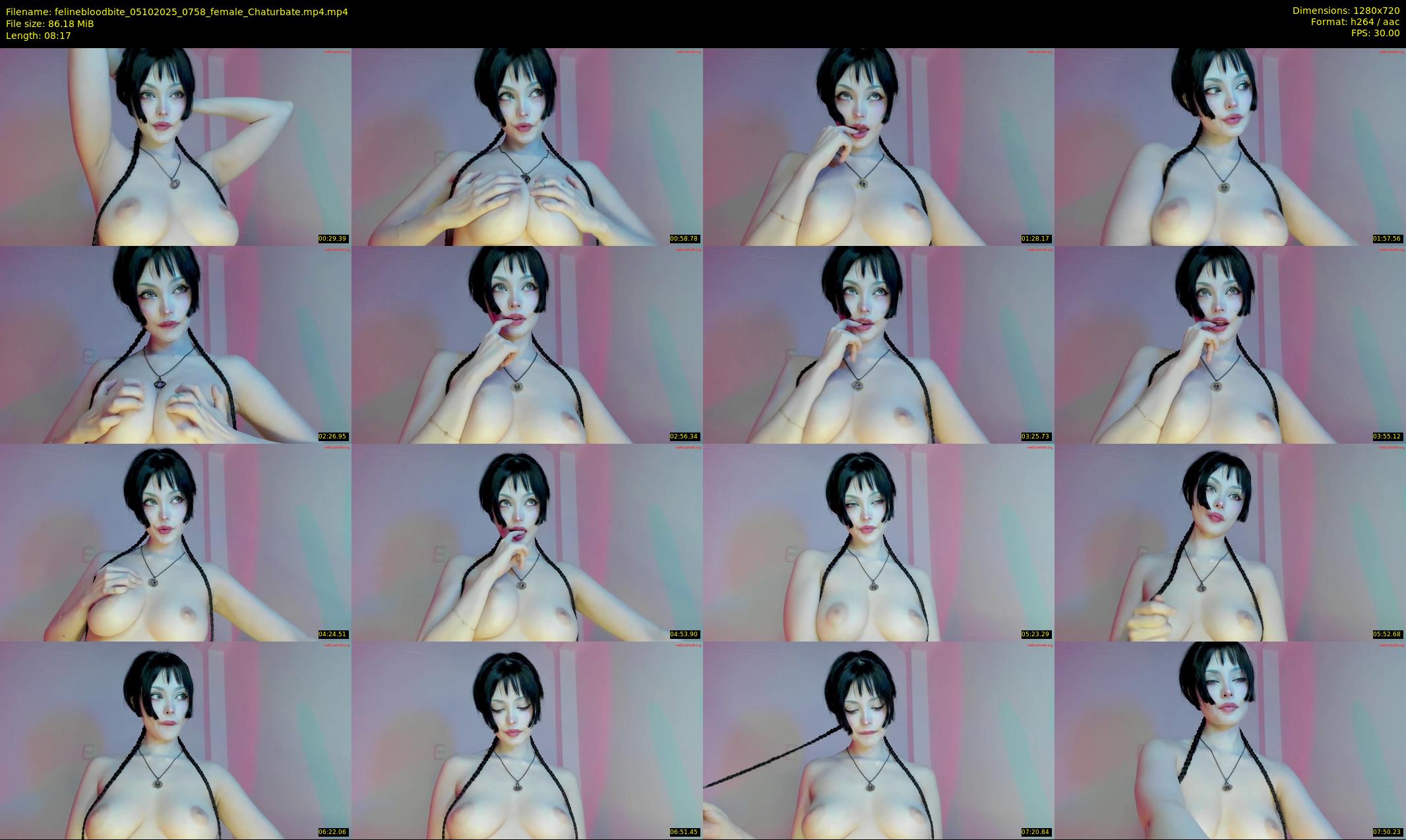 felinebloodbite — 9 minute Chaturbate female cam show recording, 720p, Oct 5, 2025
