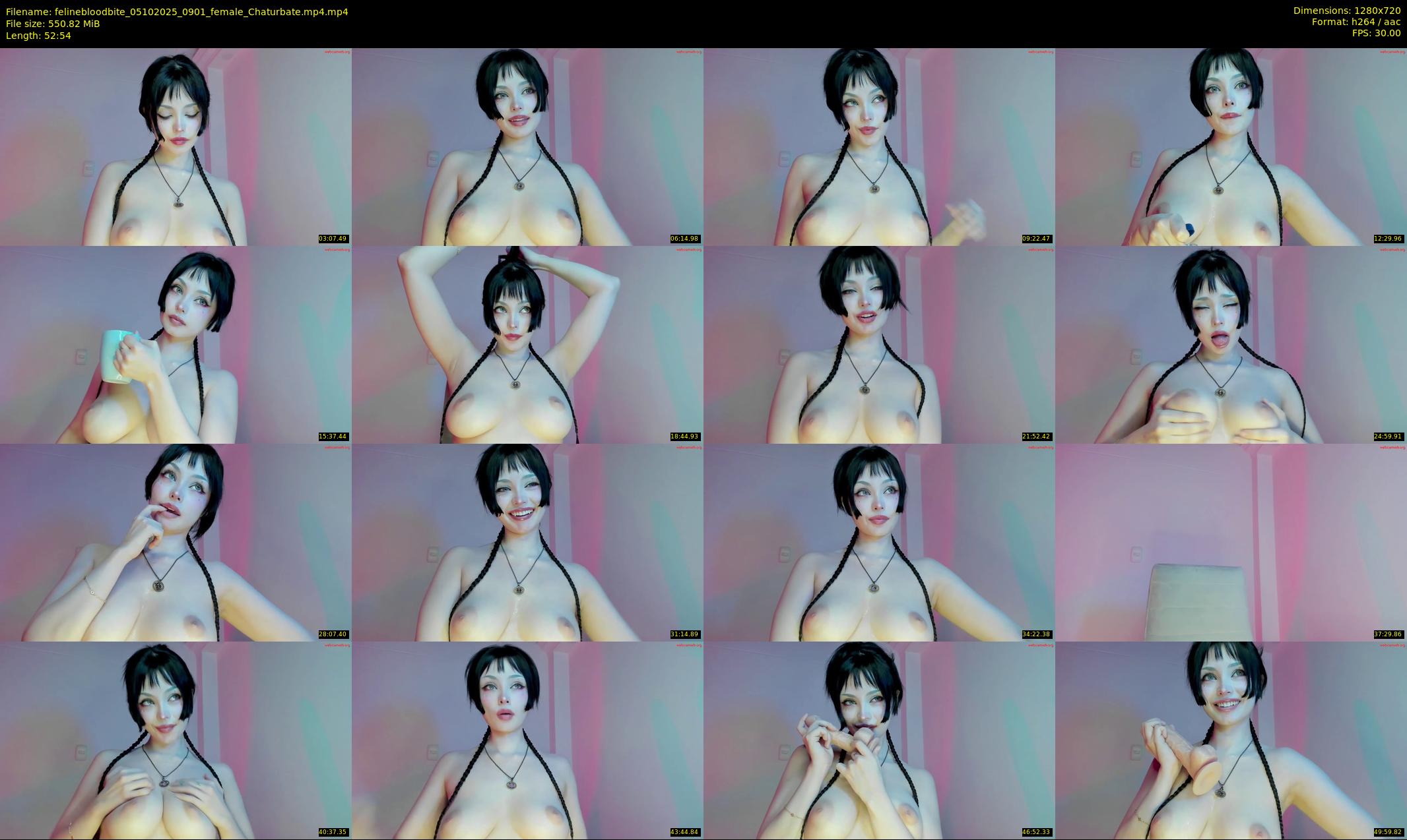 felinebloodbite — 53 minute Chaturbate female cam show recording, 720p, Oct 5, 2025