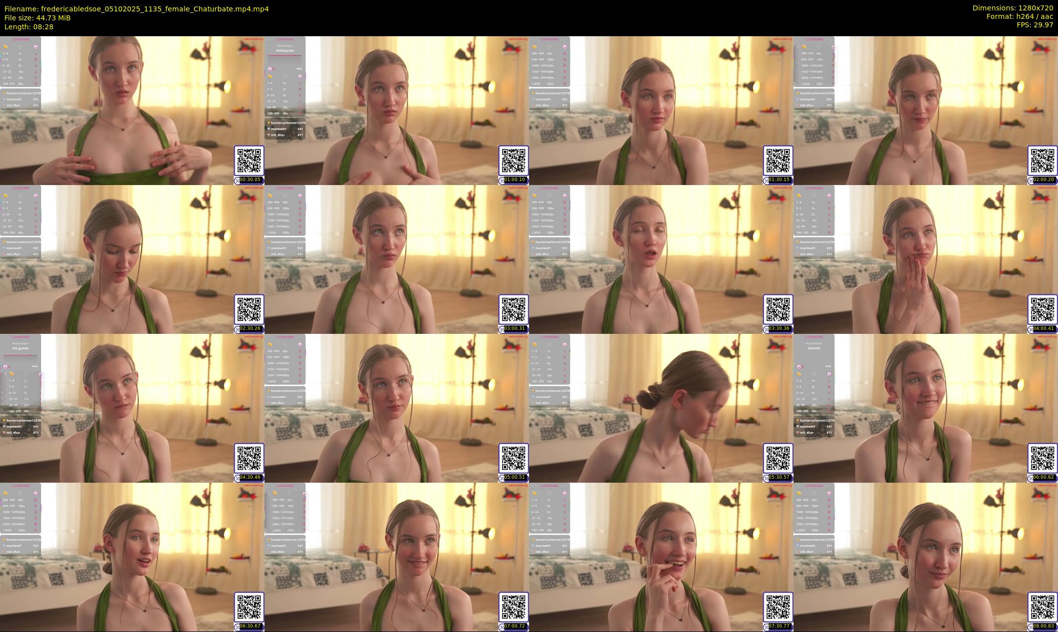 fredericabledsoe — 9 minute Chaturbate female cam show recording, 720p, Oct 5, 2025