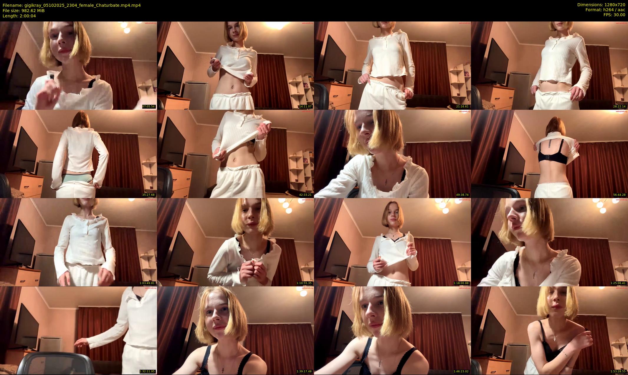 gigikray — 121 minute Chaturbate female cam show recording, 720p, Oct 5, 2025