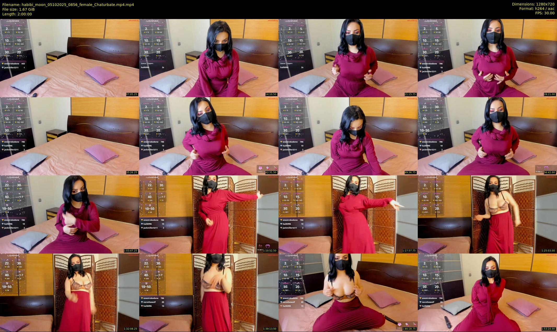 habibi_moon — 120 minute Chaturbate female cam show recording, 720p, Oct 5, 2025
