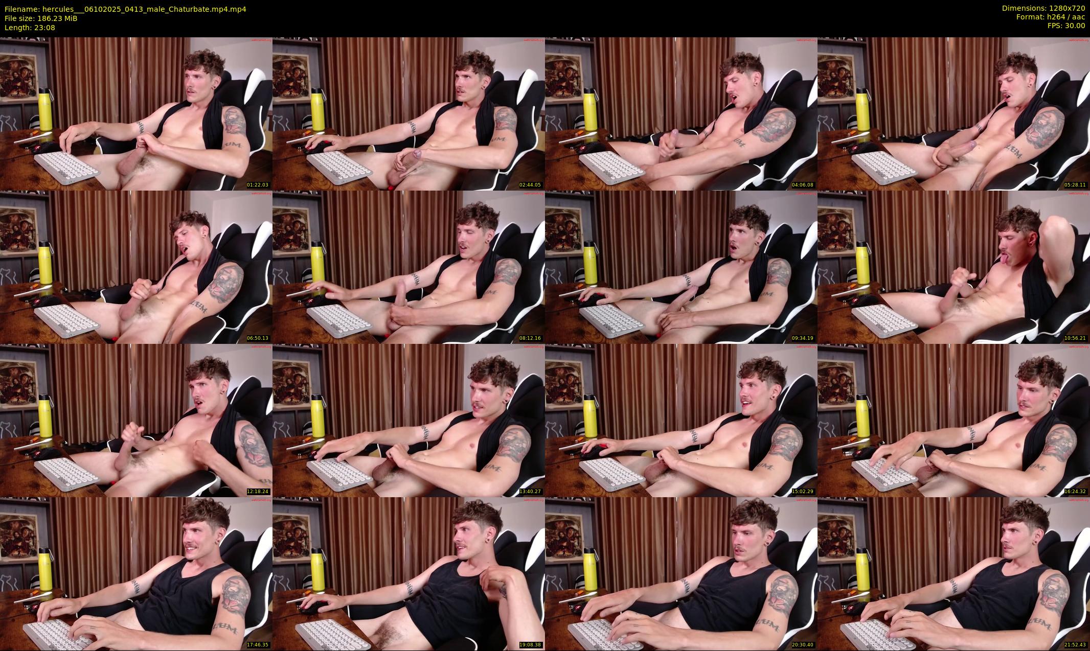 hercules__ — 24 minute Chaturbate male cam show recording, 720p, Oct 6, 2025