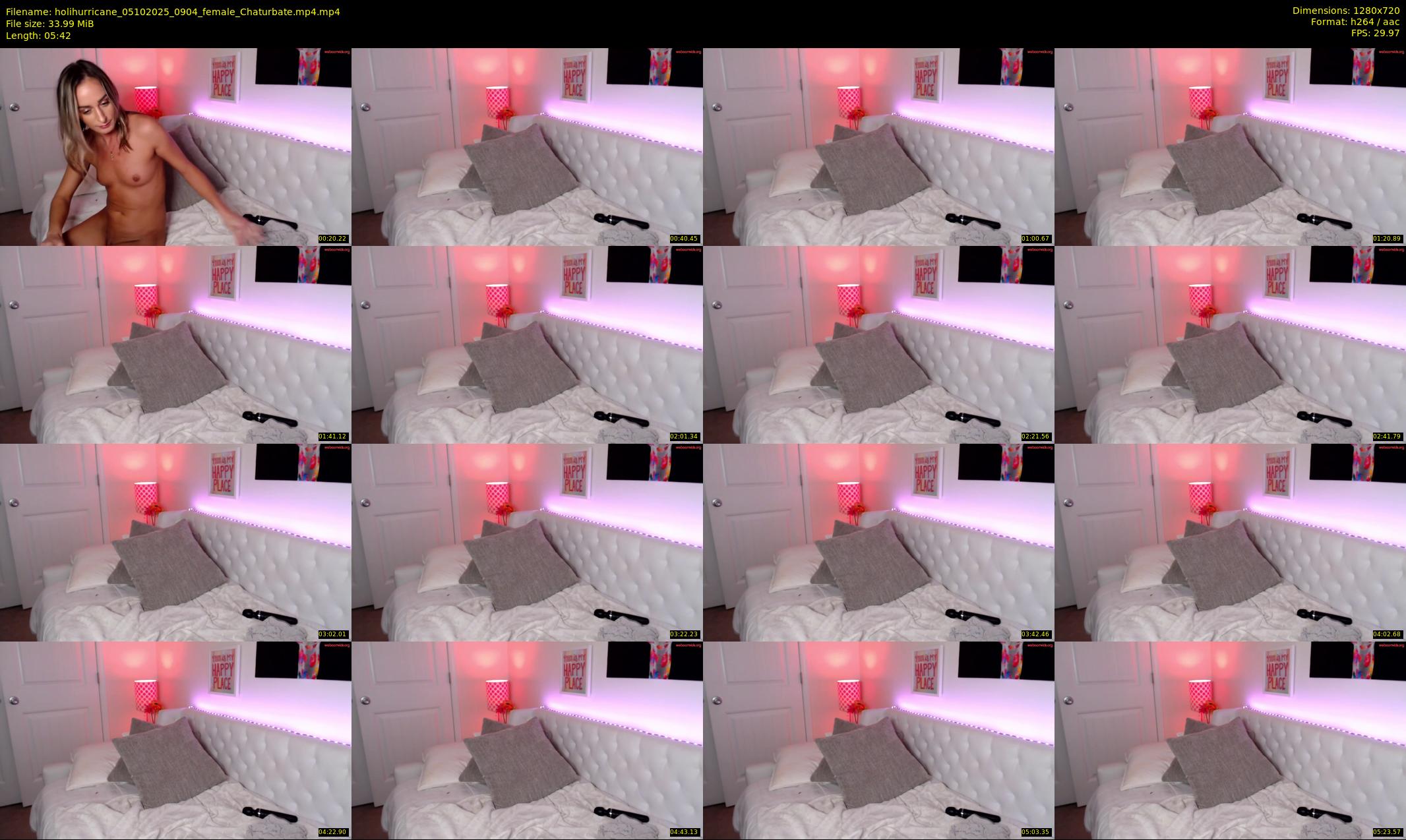 holihurricane — 6 minute Chaturbate female cam show recording, 720p, Oct 5, 2025