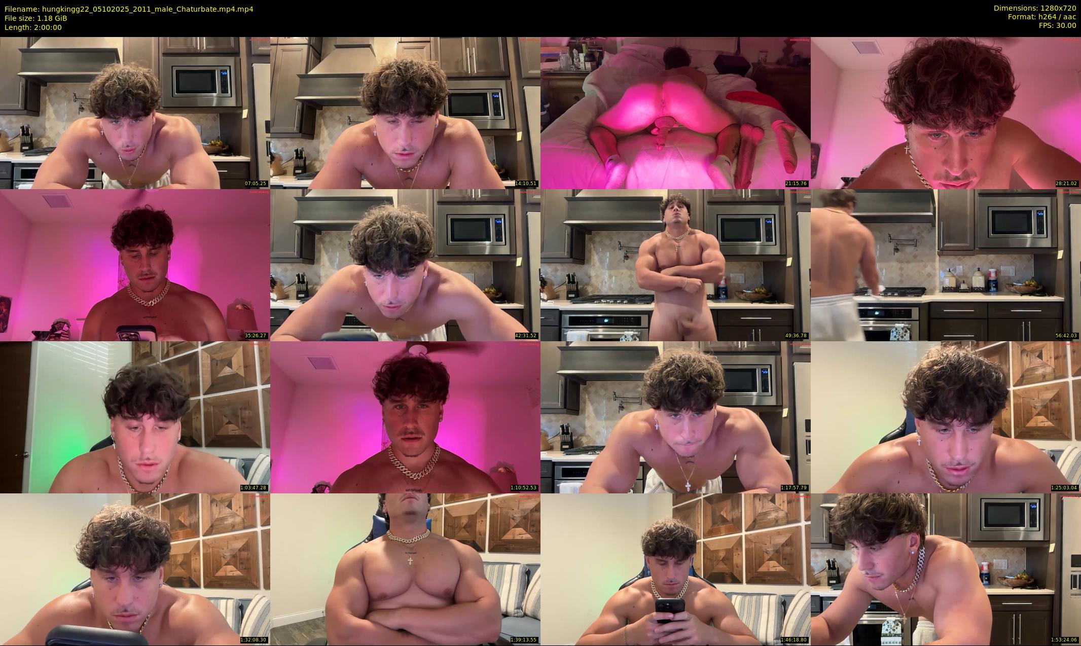 hungkingg22 — 120 minute Chaturbate male cam show recording, 720p, Oct 5, 2025