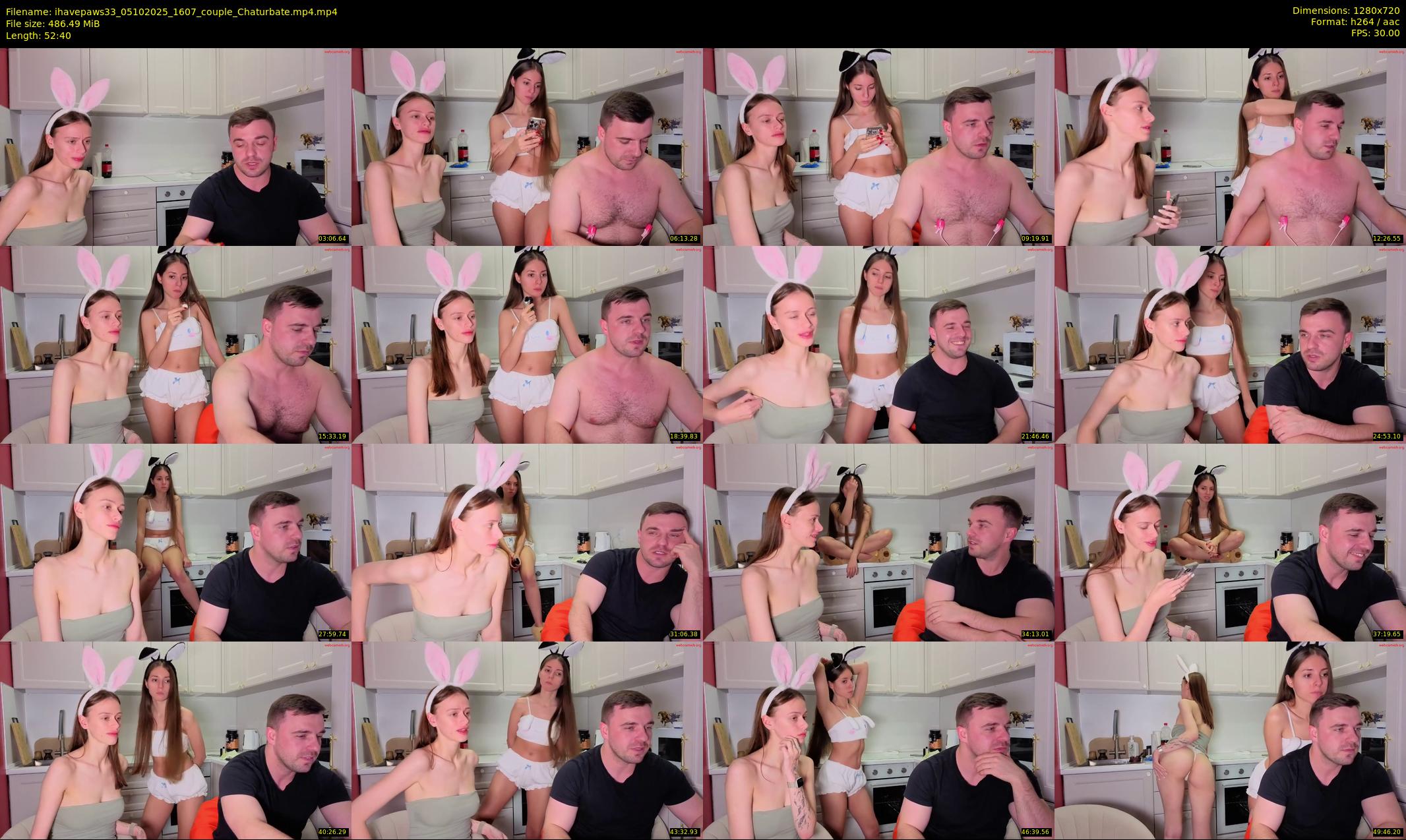 ihavepaws33 — 53 minute Chaturbate couple cam show recording, 720p, Oct 5, 2025