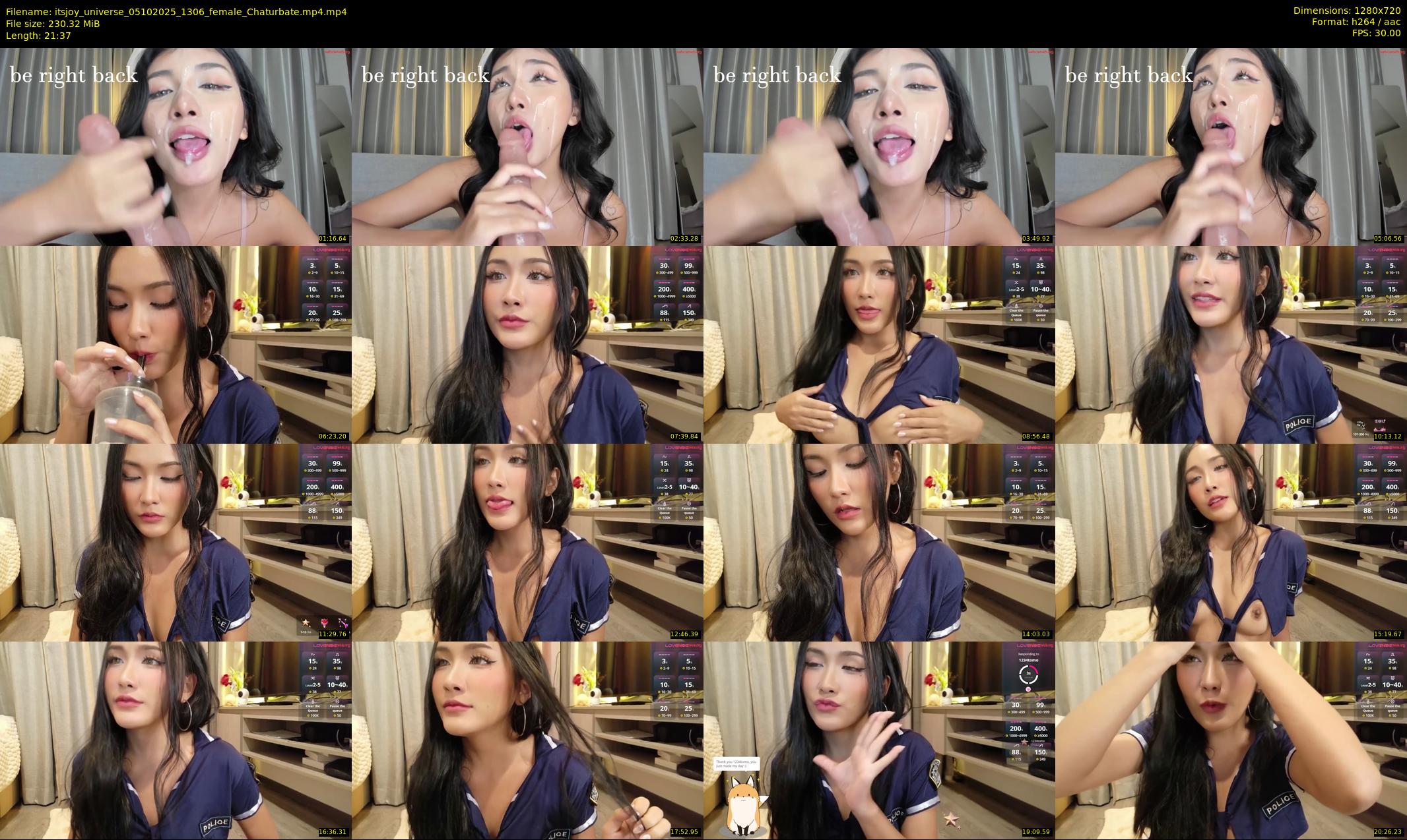 itsjoy_universe — 22 minute Chaturbate female cam show recording, 720p, Oct 5, 2025