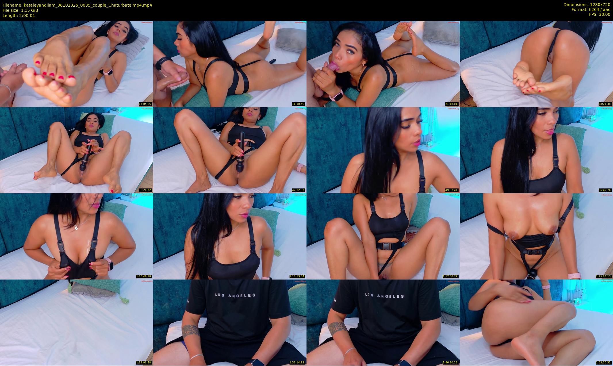 kataleyandliam — 121 minute Chaturbate couple cam show recording, 720p, Oct 6, 2025