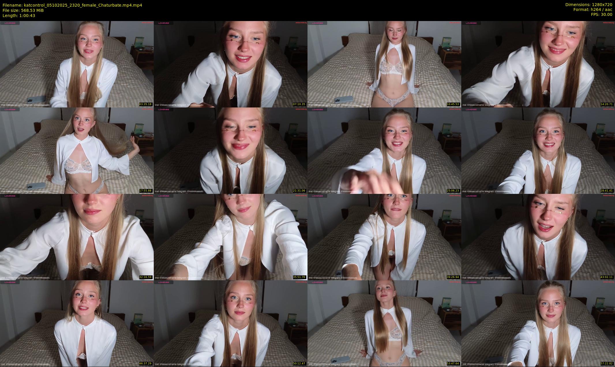 katcontrol — 61 minute Chaturbate female cam show recording, 720p, Oct 5, 2025